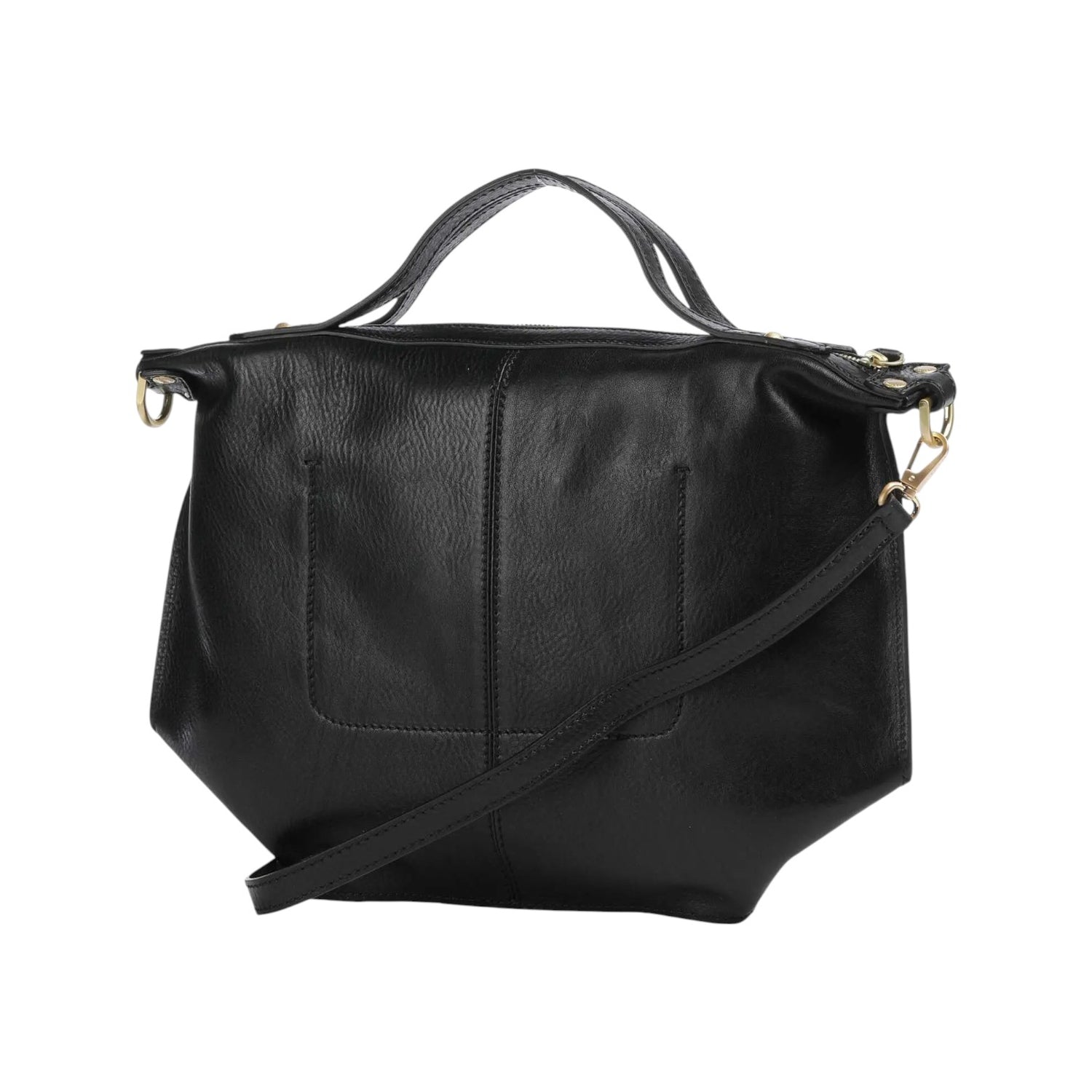 The Bridge Borsa a Mano Donna in Pelle Nera con Tracolla Regolabile