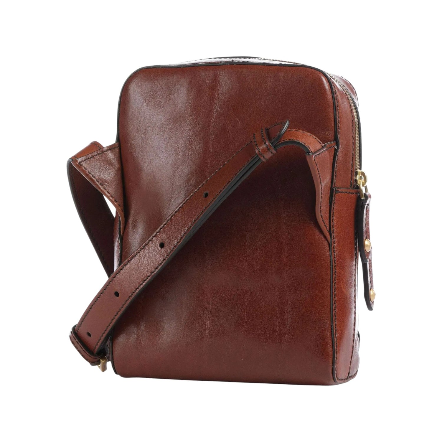 The Bridge Borsello Linea Story Uomo in Pelle Cuoio con Tasca Frontale