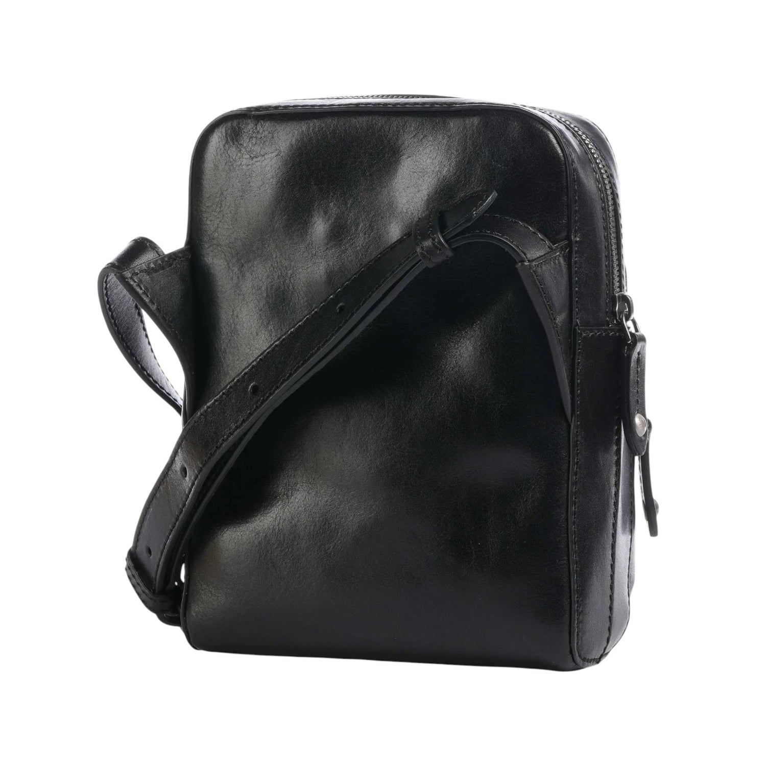 The Bridge Borsello Linea Story Uomo in Pelle Nera con Tasca Frontale