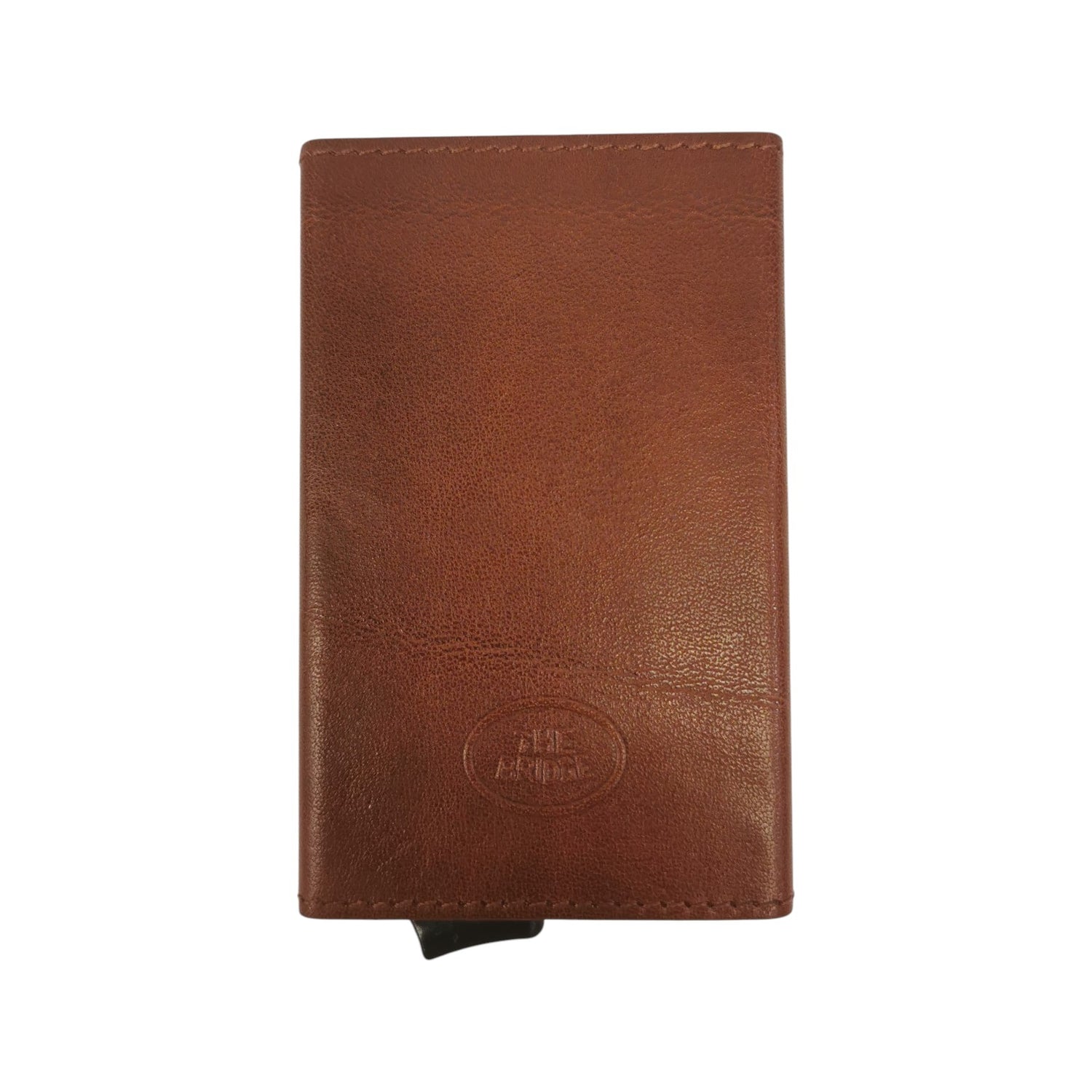 The Bridge Portacarte Story Unisex in Pelle Cuoio con Clip