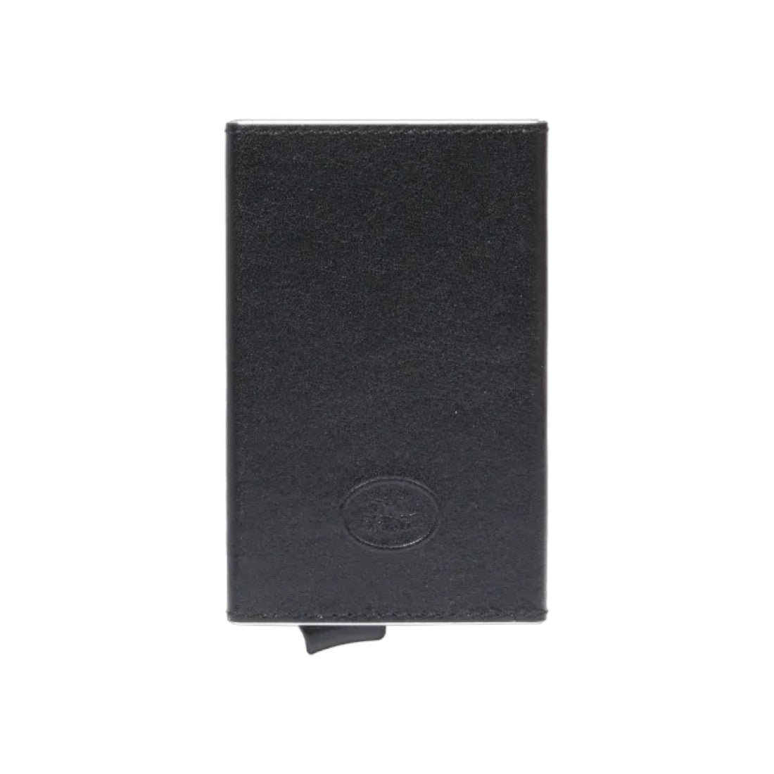 The Bridge Portacarte Story Unisex in Pelle Nero con Clip