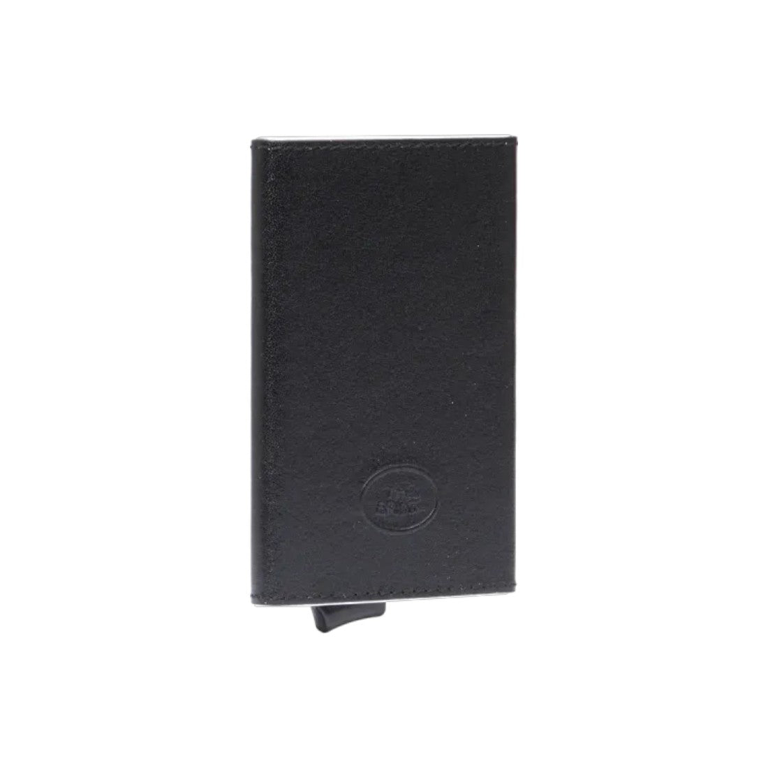 The Bridge Portacarte Story Unisex in Pelle Nero con Clip