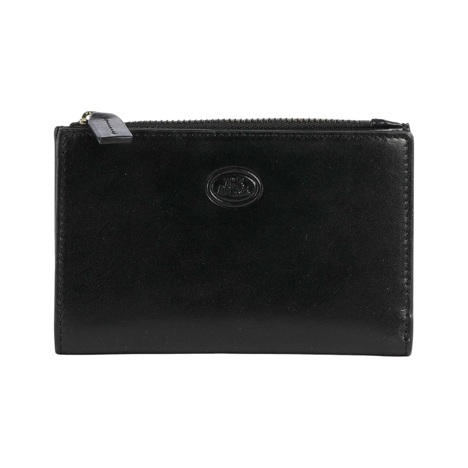 The Bridge Portafoglio Linea Story Donna in Pelle Nera con Zip