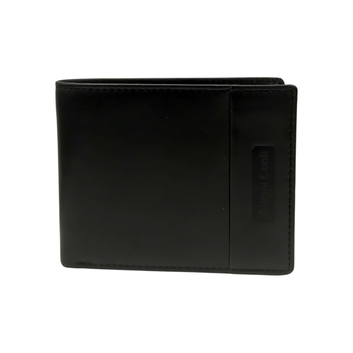 Gianni Conti Portafoglio Uomo in Pelle Nera con Portamonete
