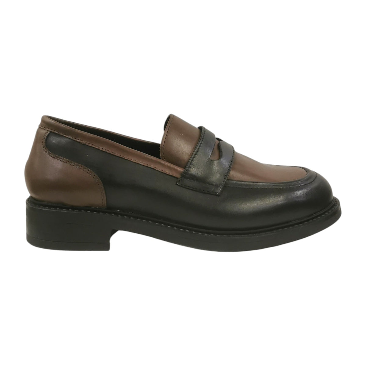 Igi&Co Mocassino Donna in Pelle Marrone Nero