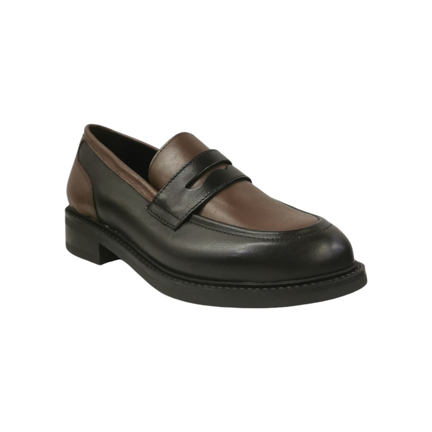 Igi&Co Mocassino Donna in Pelle Marrone Nero