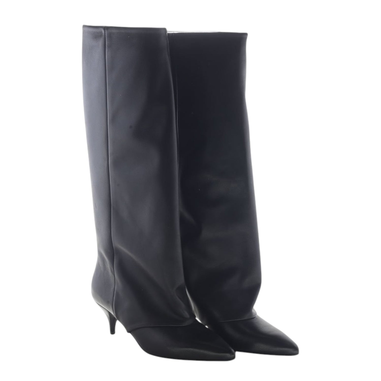 The Icona Stivale Donna in Pelle con Tacco Sottile Alto 50mm