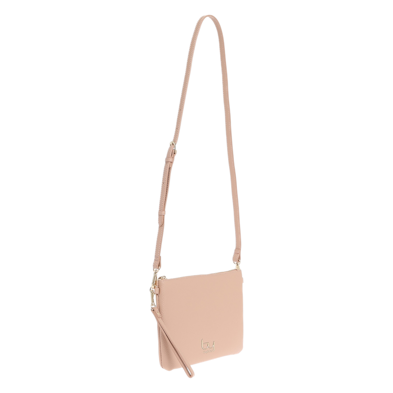 By Byblos Pochette Donna in Ecopelle Cipria con Polsino e Tracolla