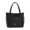 by-byblos-borsa-a-spalla-donna-in-ecopelle-martellata-nera-con-zip-e-tracolla