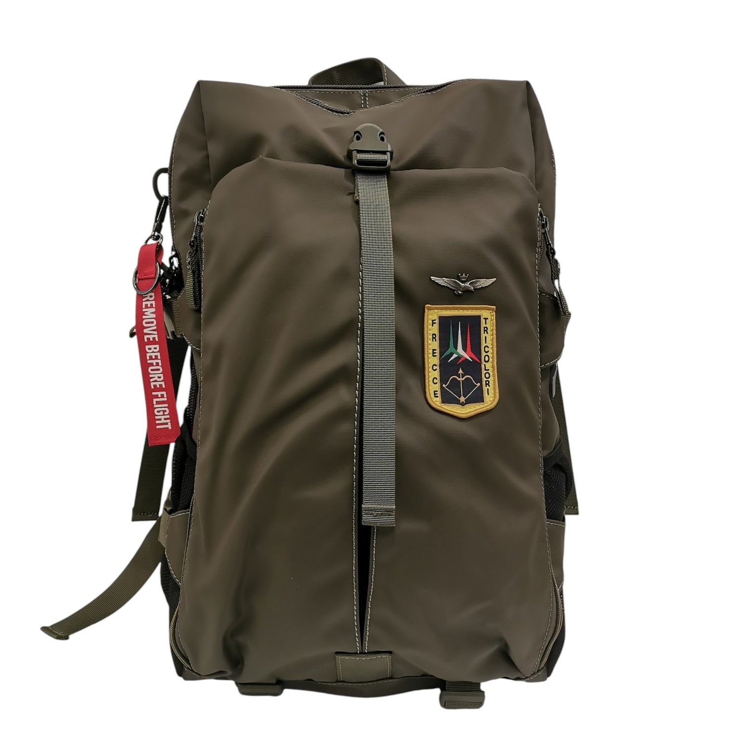 Aeronautica Militare Zaino Linea Frecce Uomo Porta Computer 15.6 con Presa Usb Verde