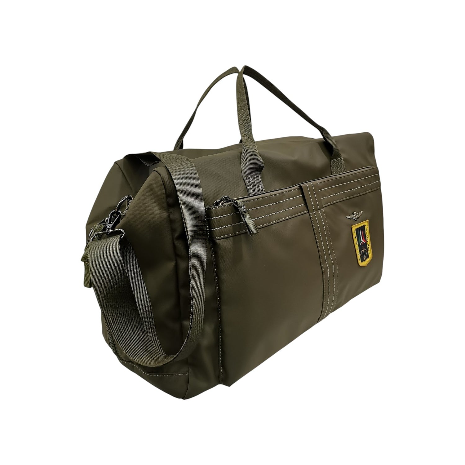 Aeronautica Militare Borsone Linea Freccia Misura Cabina Verde con Tracolla