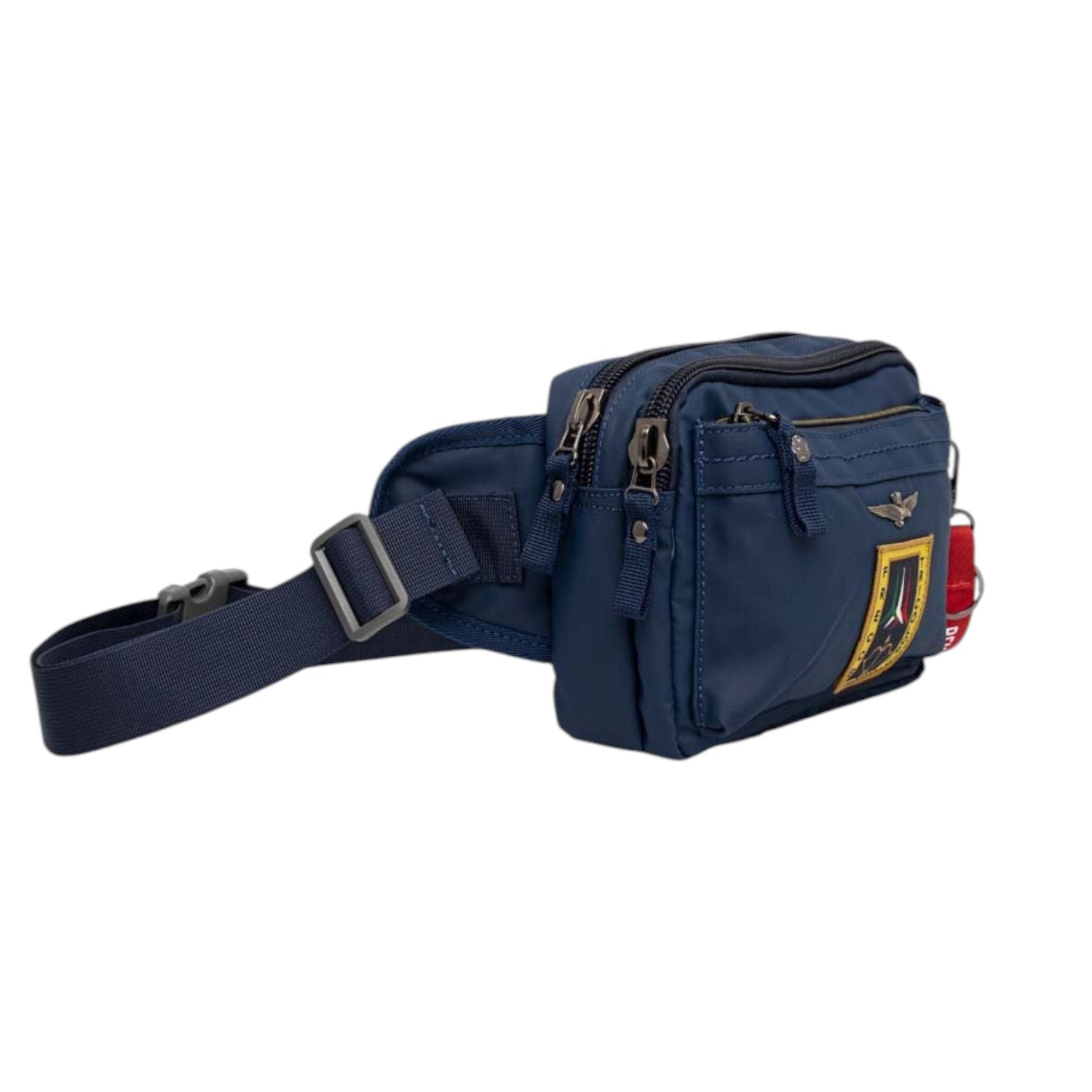 Aeronautica Militare Marsupio Linea Frecce Uomo in Tessuto Blu