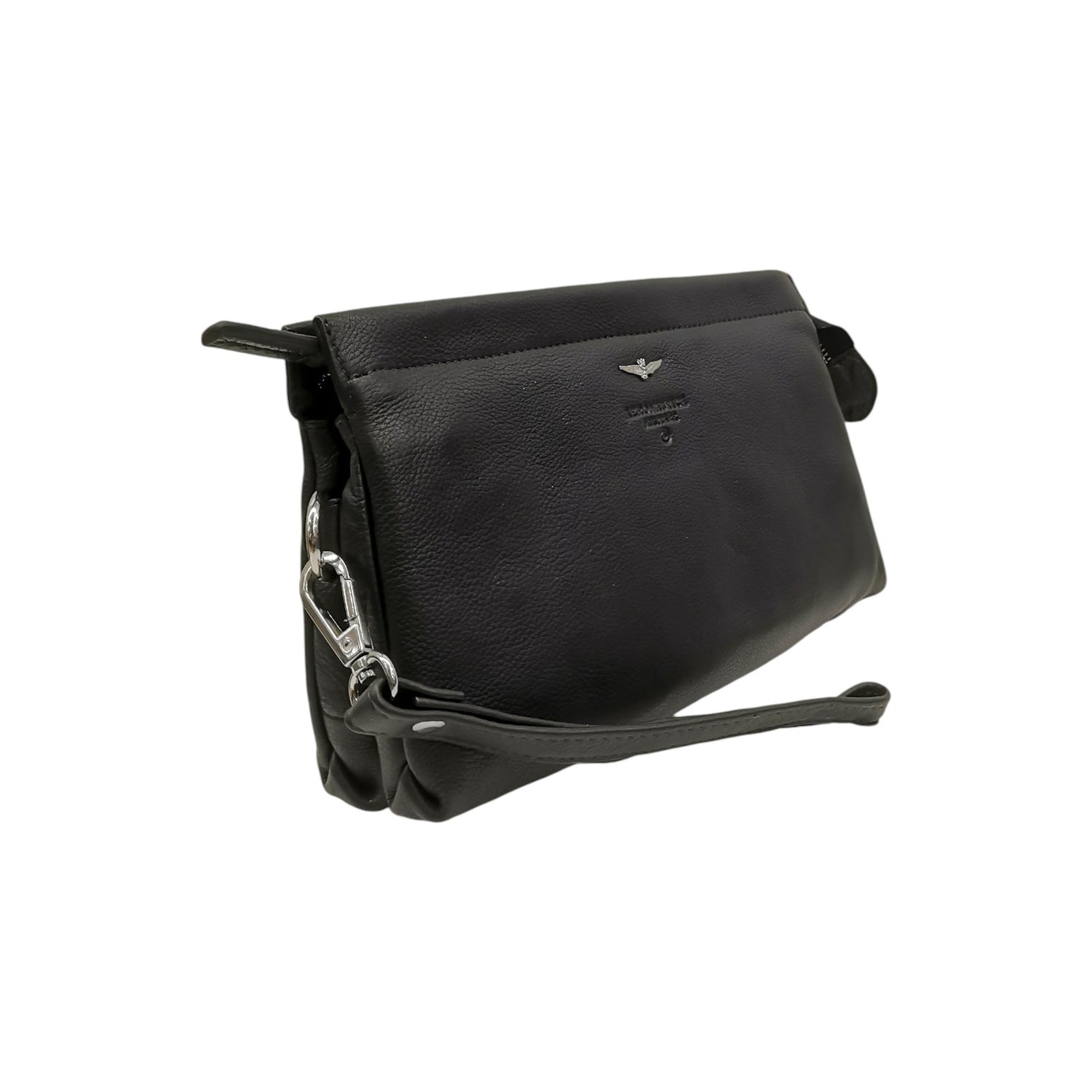 Aeronautica Militare Pochette Uomo in Morbida Pelle Blu