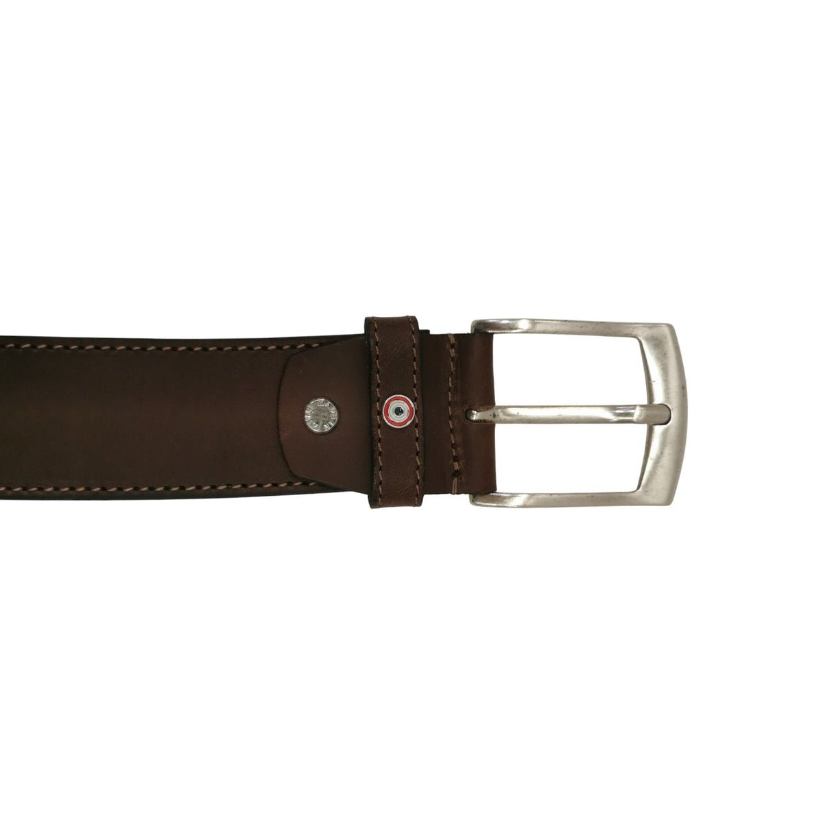 Aeronautica Militare Cintura Uomo in Pelle Moro
