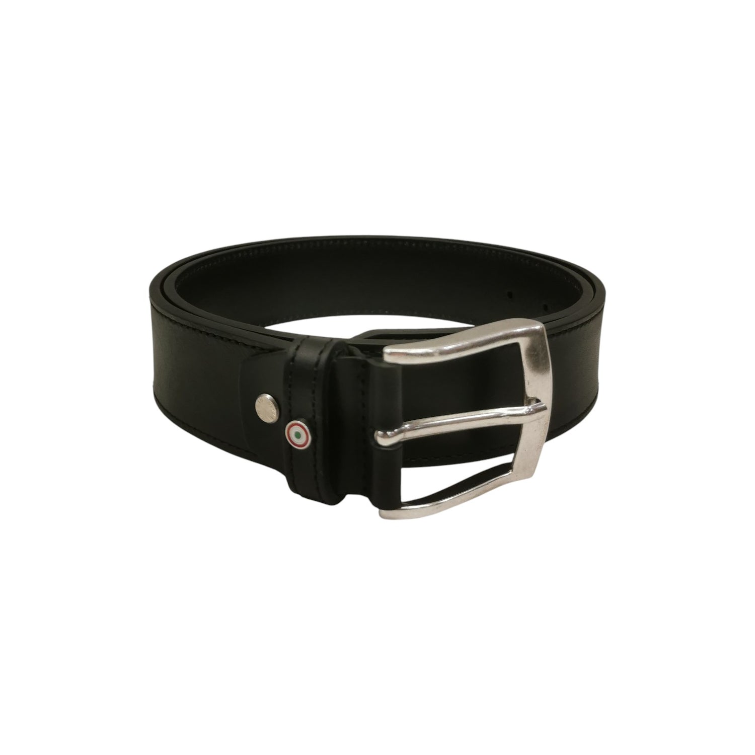 Aeronautica Militare Cintura Uomo in Pelle Nera