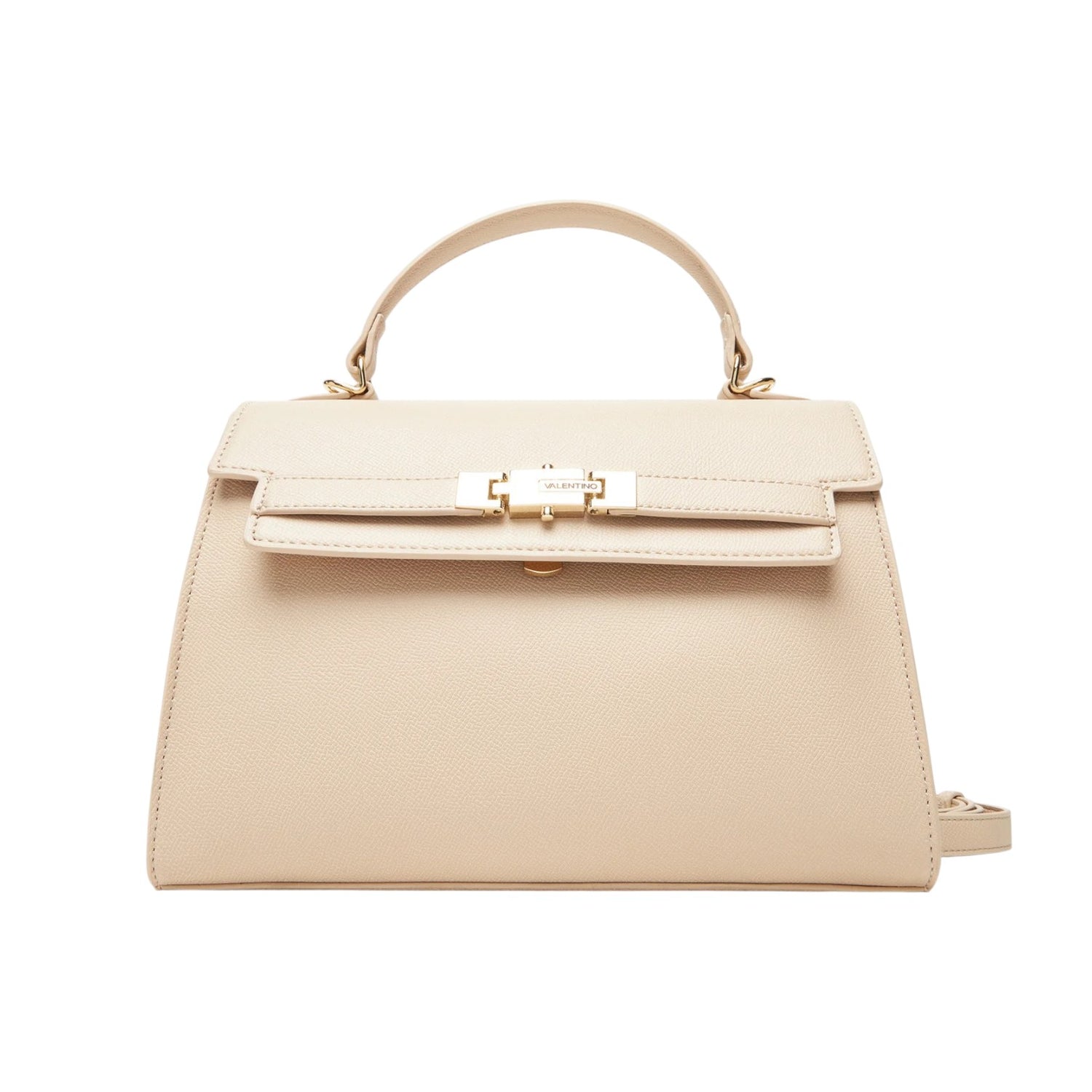 Mario Valentino Borsa a Mano Fae Re Donna in Ecopelle Ecru con Tracolla