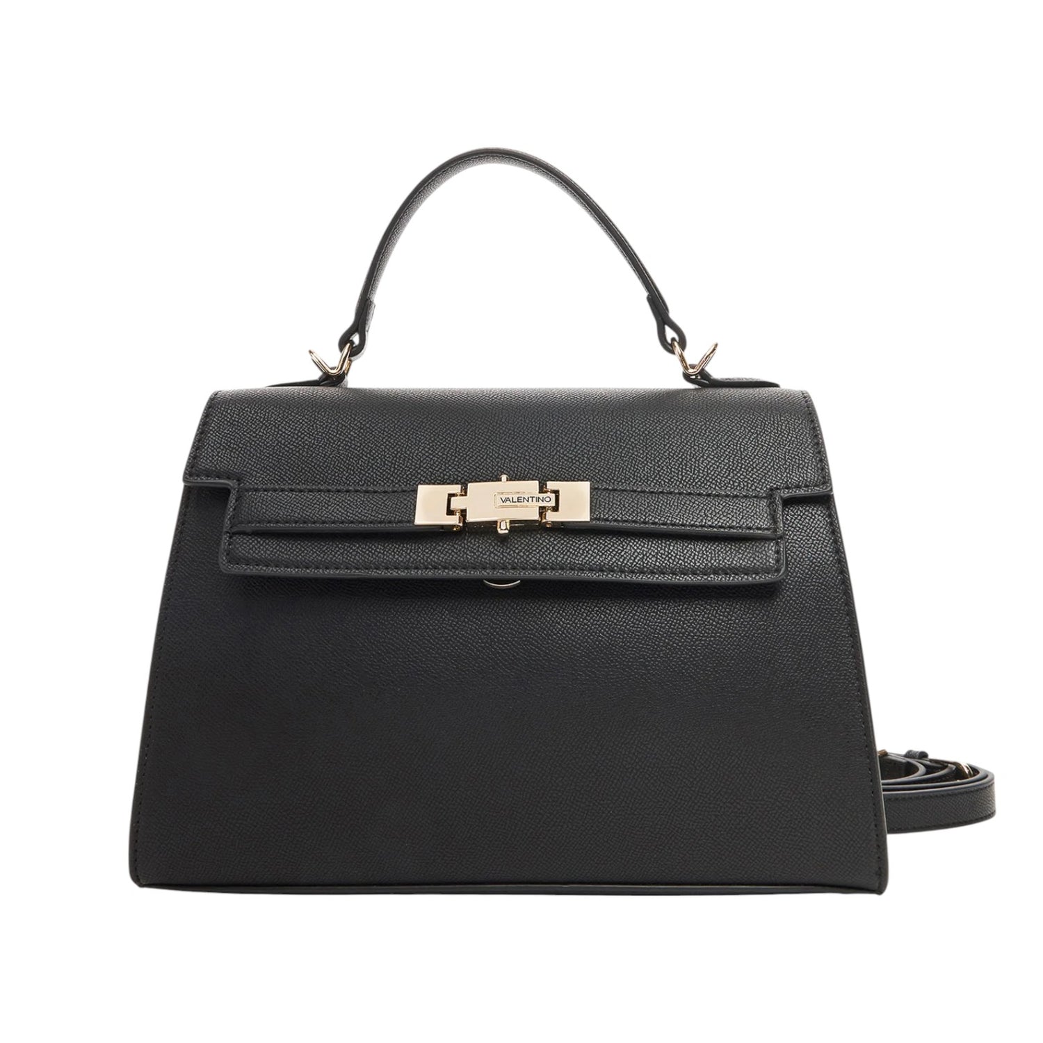 Mario Valentino Borsa a Mano Fae Re Donna in Ecopelle Nera con Tracolla