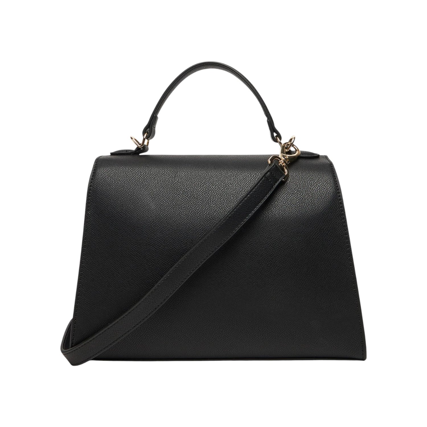 Mario Valentino Borsa a Mano Fae Re Donna in Ecopelle Nera con Tracolla