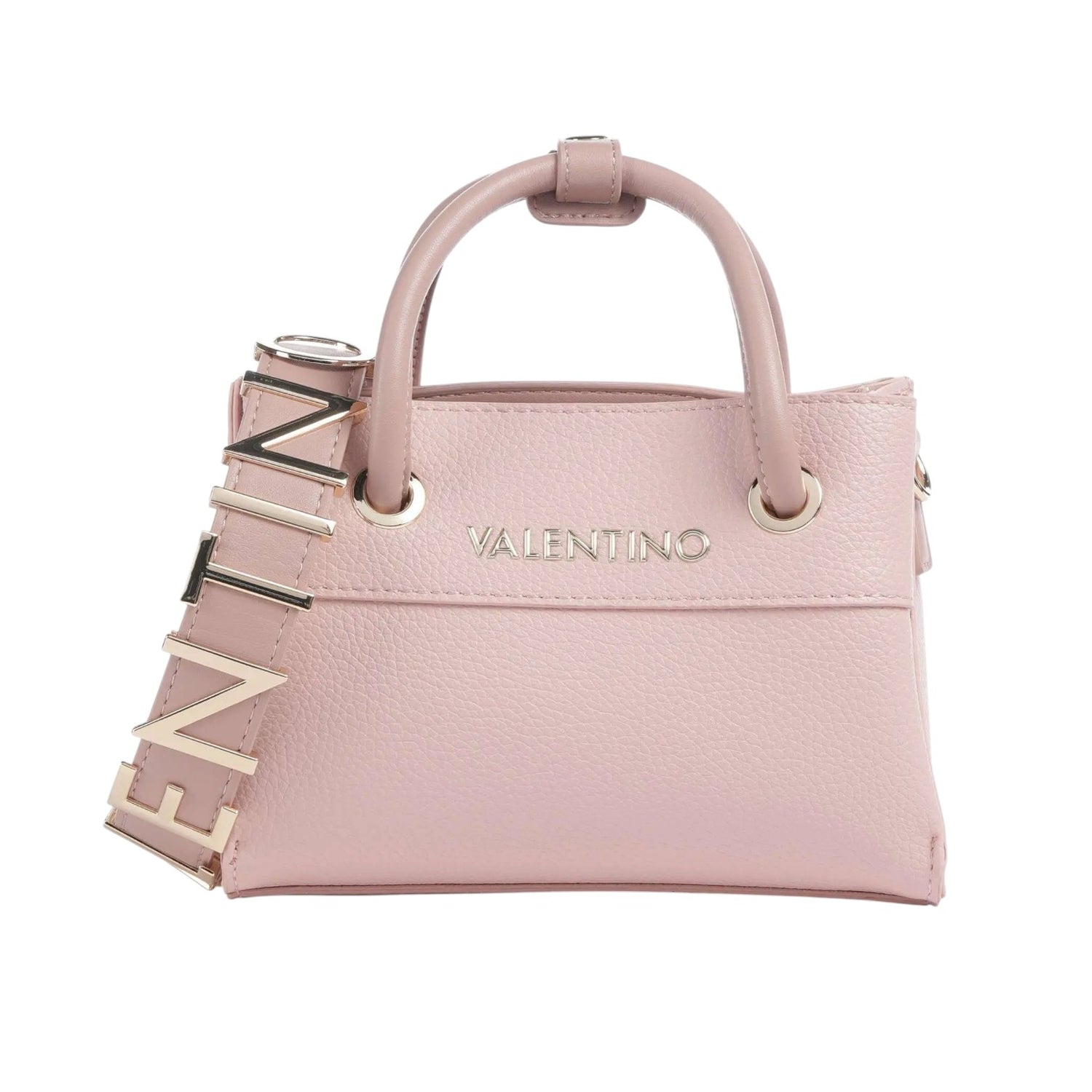 Mario Valentino Borsa a Mano Alexia Donna in Ecopelle Cipria con Doppia Tracolla