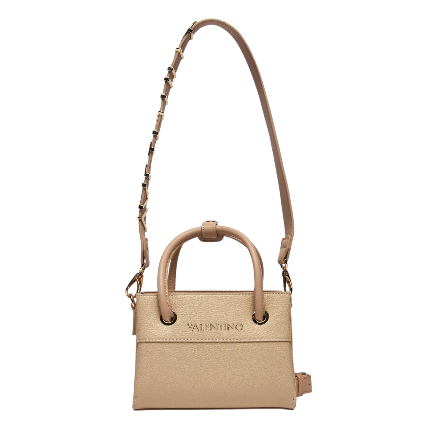 Mario Valentino Borsa a Mano Alexia Donna in Ecopelle Ecru con Doppia Tracolla