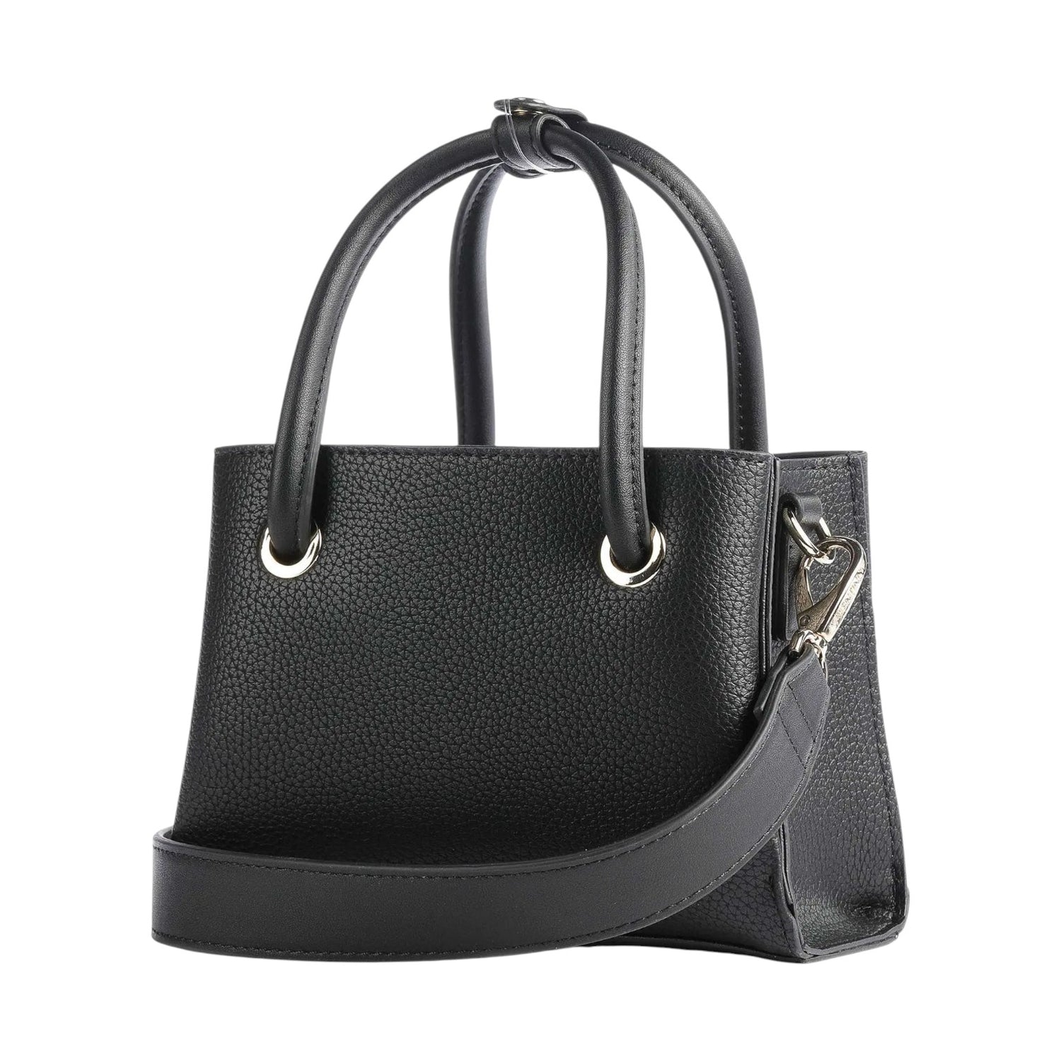 Mario Valentino Borsa a Mano Alexia Donna in Ecopelle Nera con Doppia Tracolla