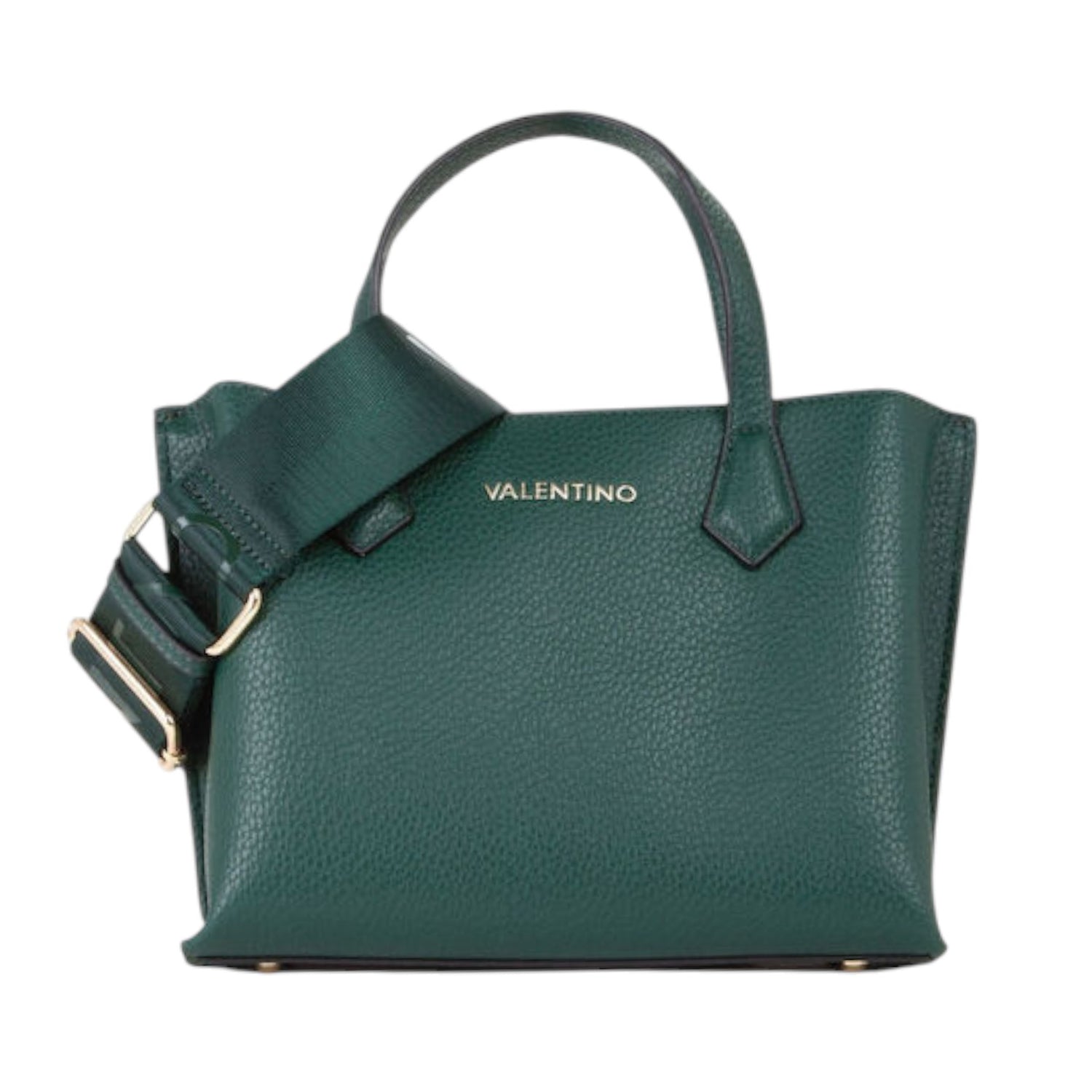 Mario Valentino Borsa a Mano Fall Re Donna in Ecopelle Bosco con Doppia Tracolla