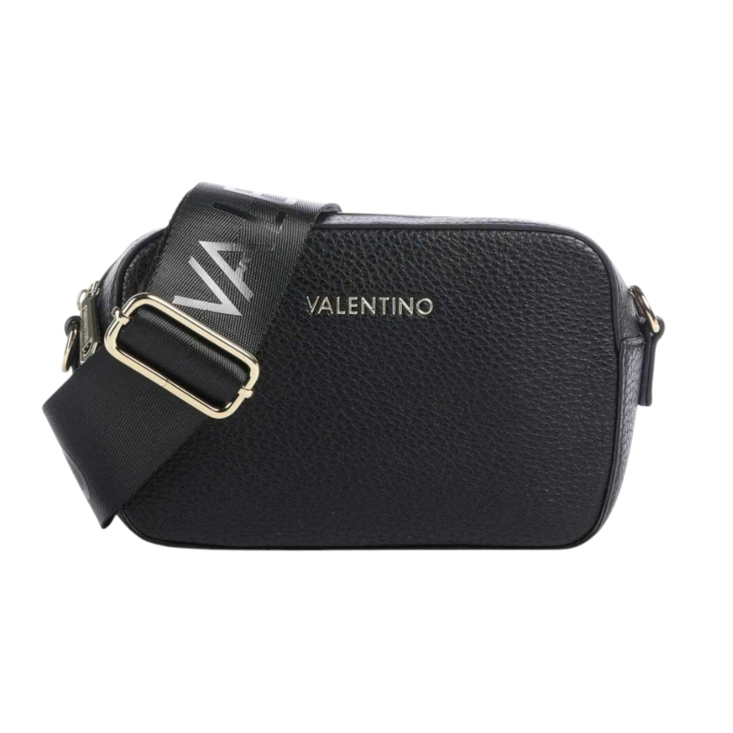 Mario Valentino Borsa a Tracolla Fall Re Donna in Ecopelle Martellata Nera