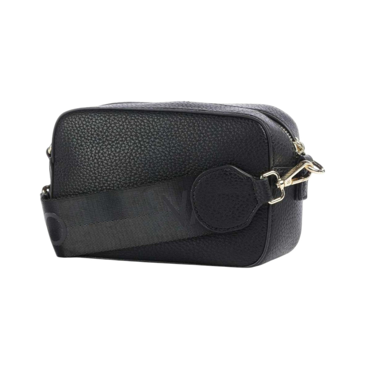 Mario Valentino Borsa a Tracolla Fall Re Donna in Ecopelle Martellata Nera