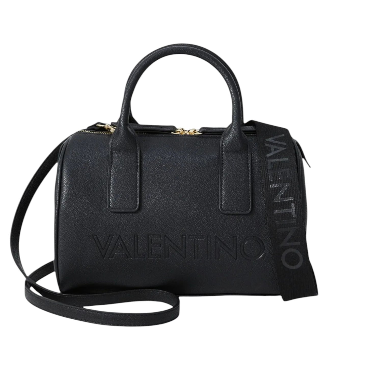 Mario Valentino Borsa a Mano Bauletto Foxy Re Donna in Ecopelle Nera