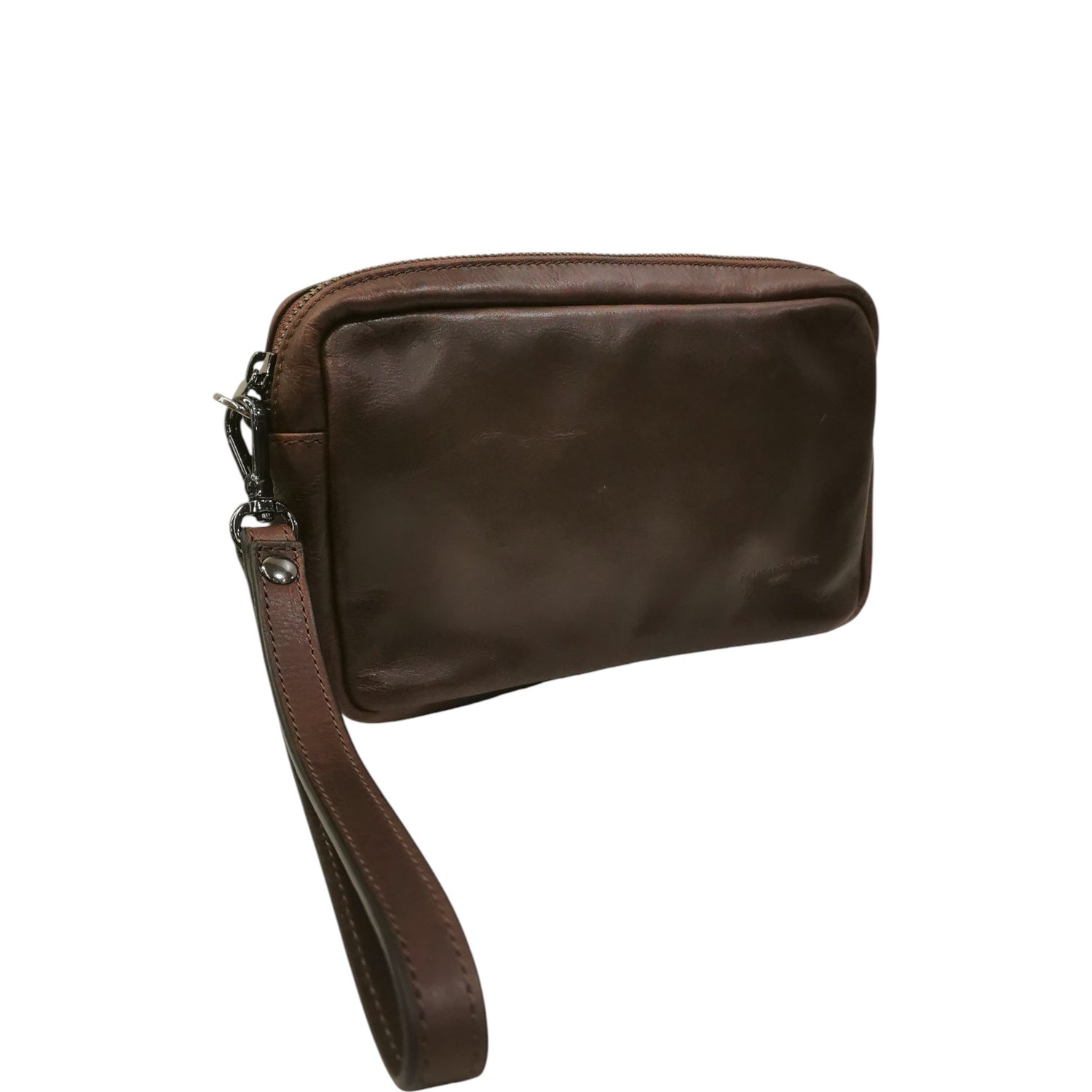 Pelletteria Veneta Pochette Uomo in Pelle Moro