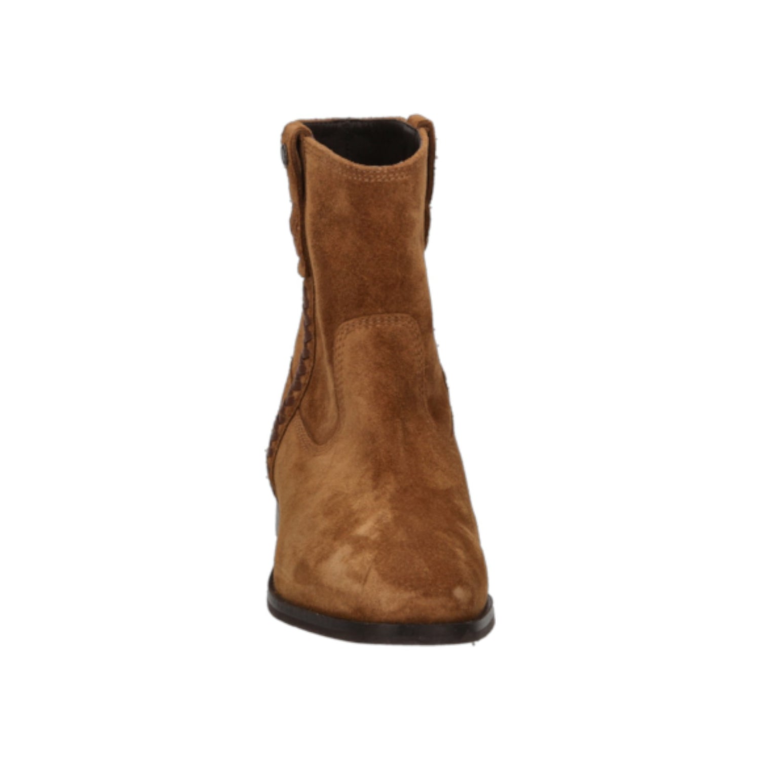 Janet&Janet Stivaletto Donna in Camoscio Cognac con Intreccio