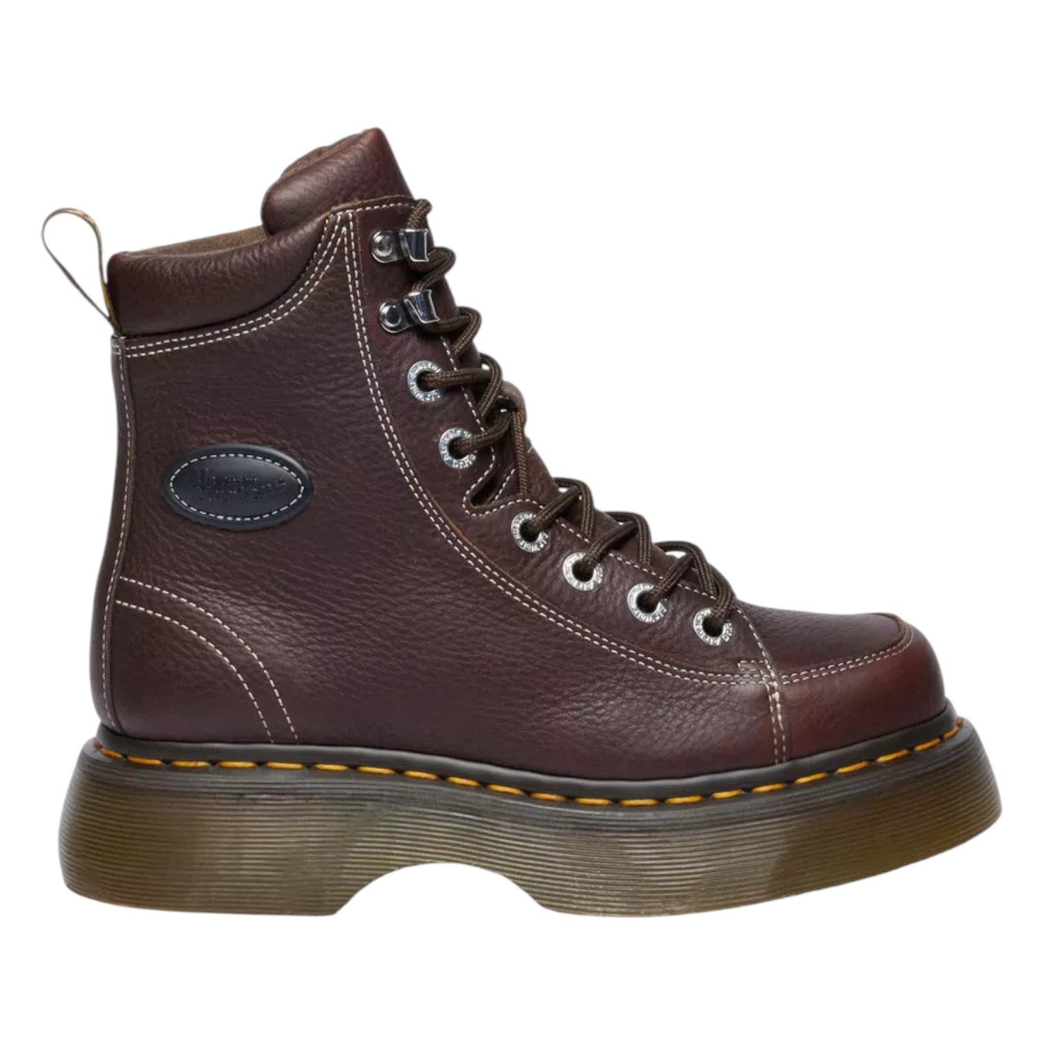 Dr. Martens Buzz 8i Anfibio Unisex Platform Marrone Scuro