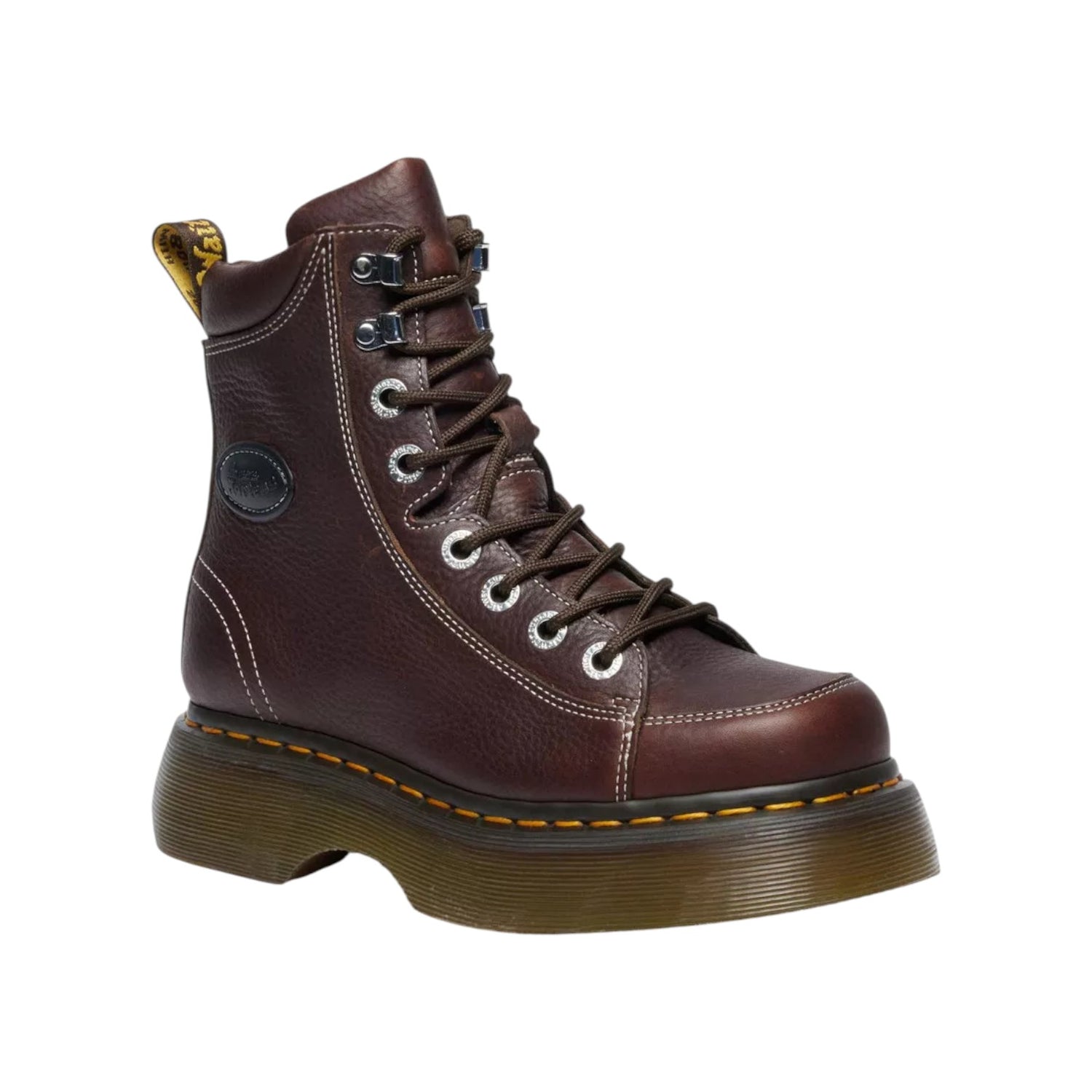 Dr. Martens Buzz 8i Anfibio Unisex Platform Marrone Scuro