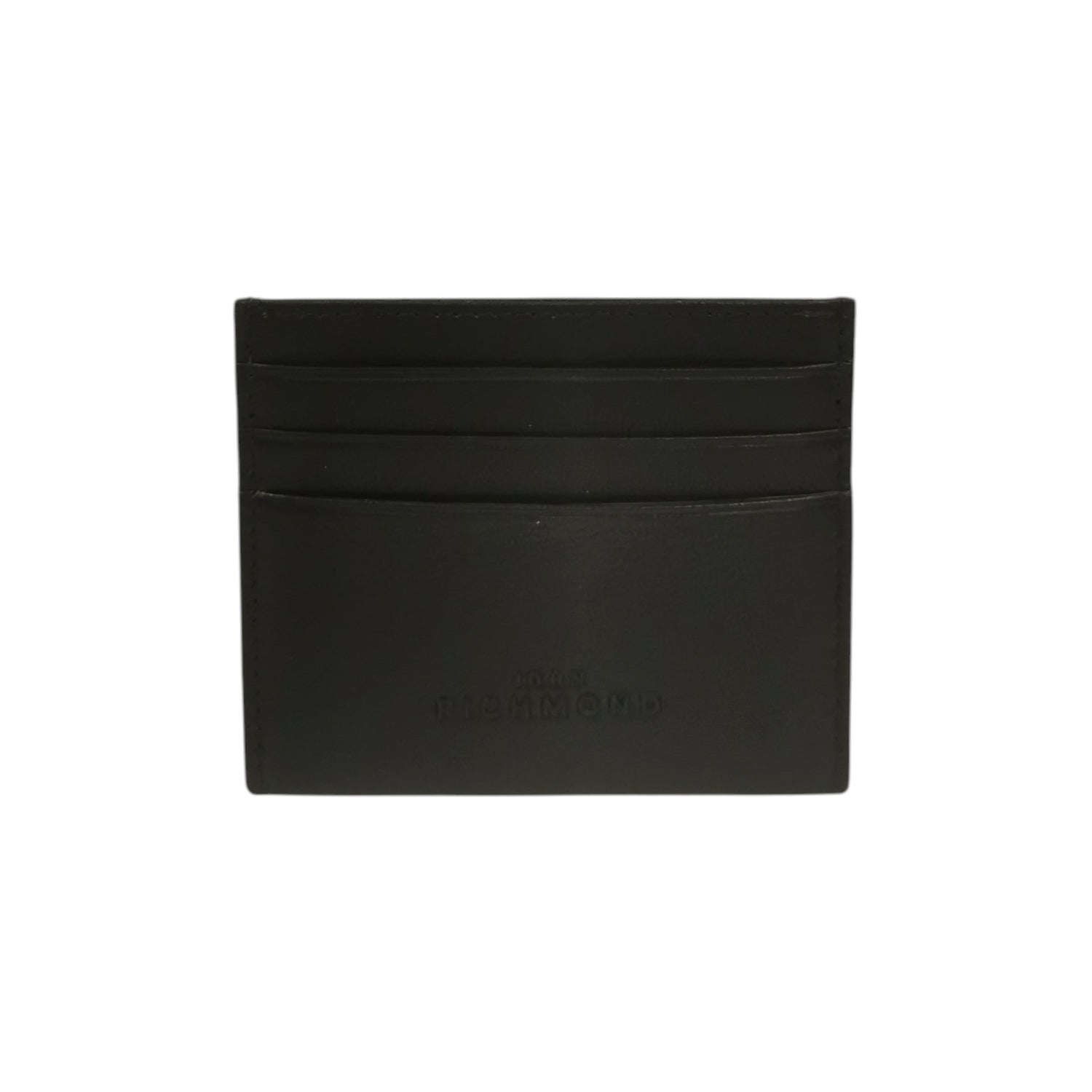 John Richmond Portacarte Uomo in Pelle Nera con 6 Scomparti
