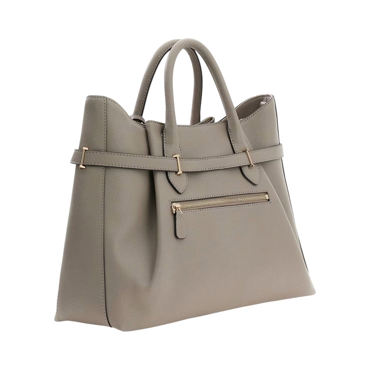 Guess Borsa a Mano Donna Yesba in Ecopelle Tortora Scuro con Tracolla