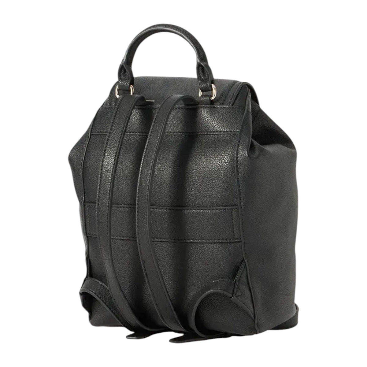 Guess Zaino Donna Manhattan in Ecopelle Nera con Doppia Tasca con Zip