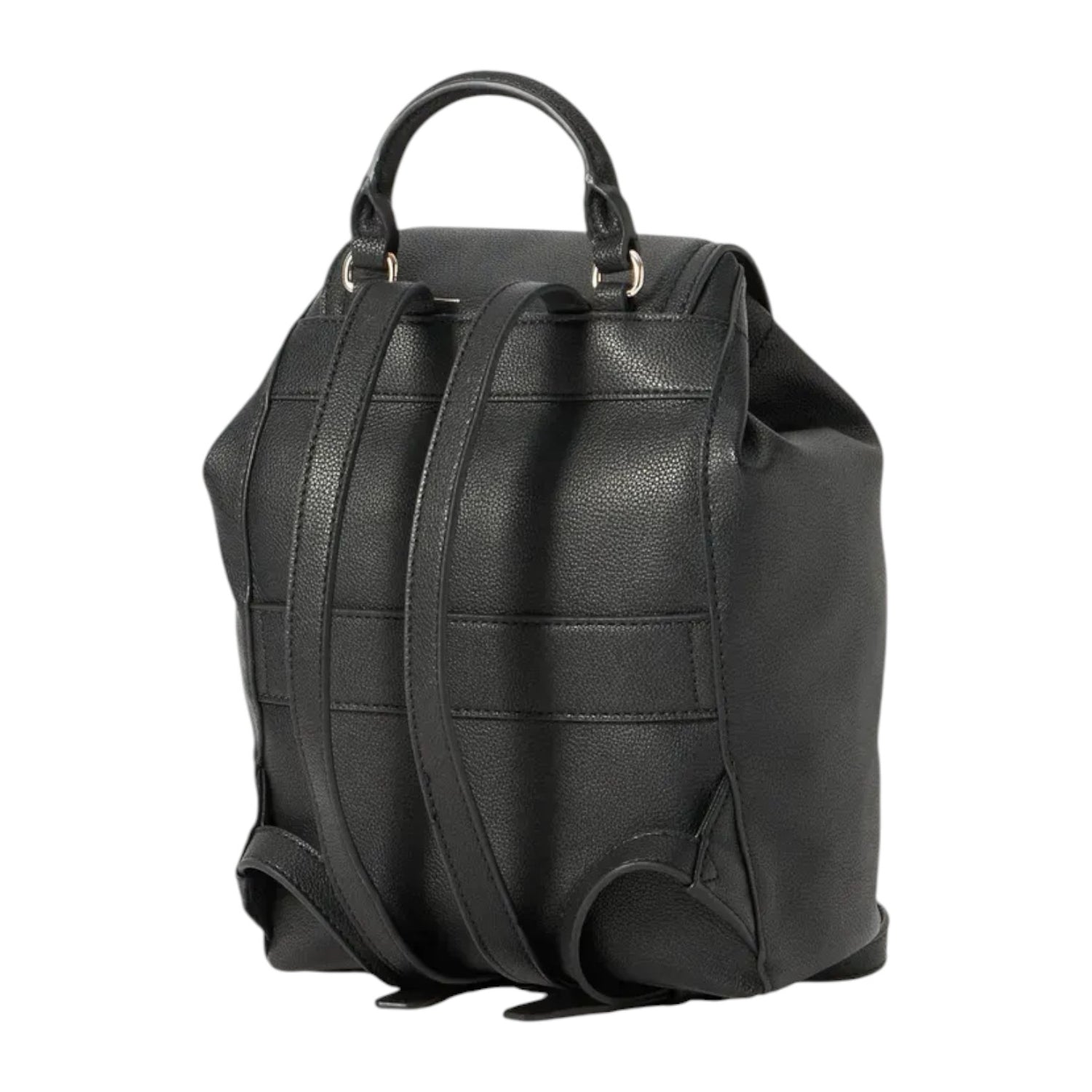 Guess Zaino Donna Manhattan in Ecopelle Nera con Doppia Tasca con Zip