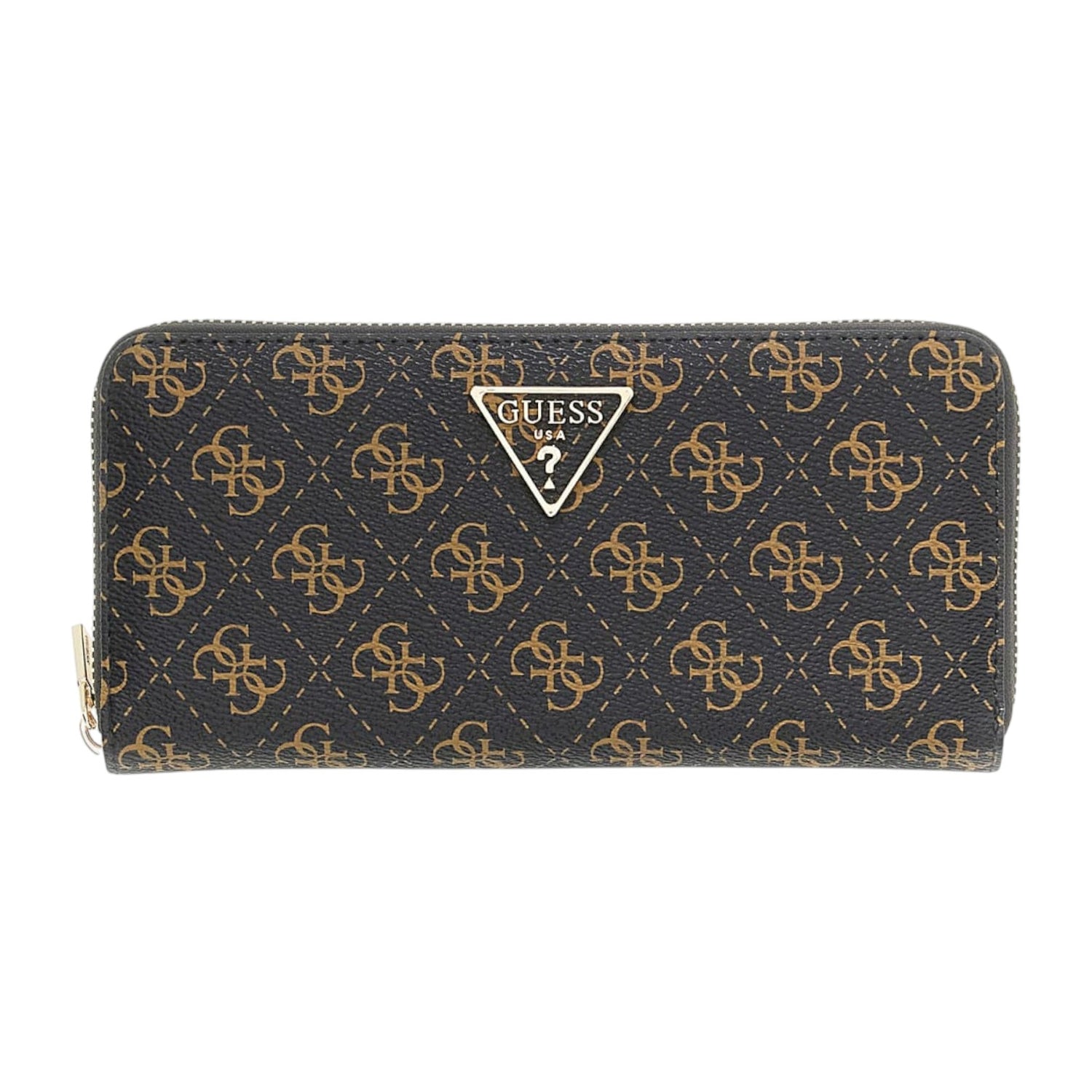 Guess Portafoglio Donna in Ecopelle Marrone 4g Logo