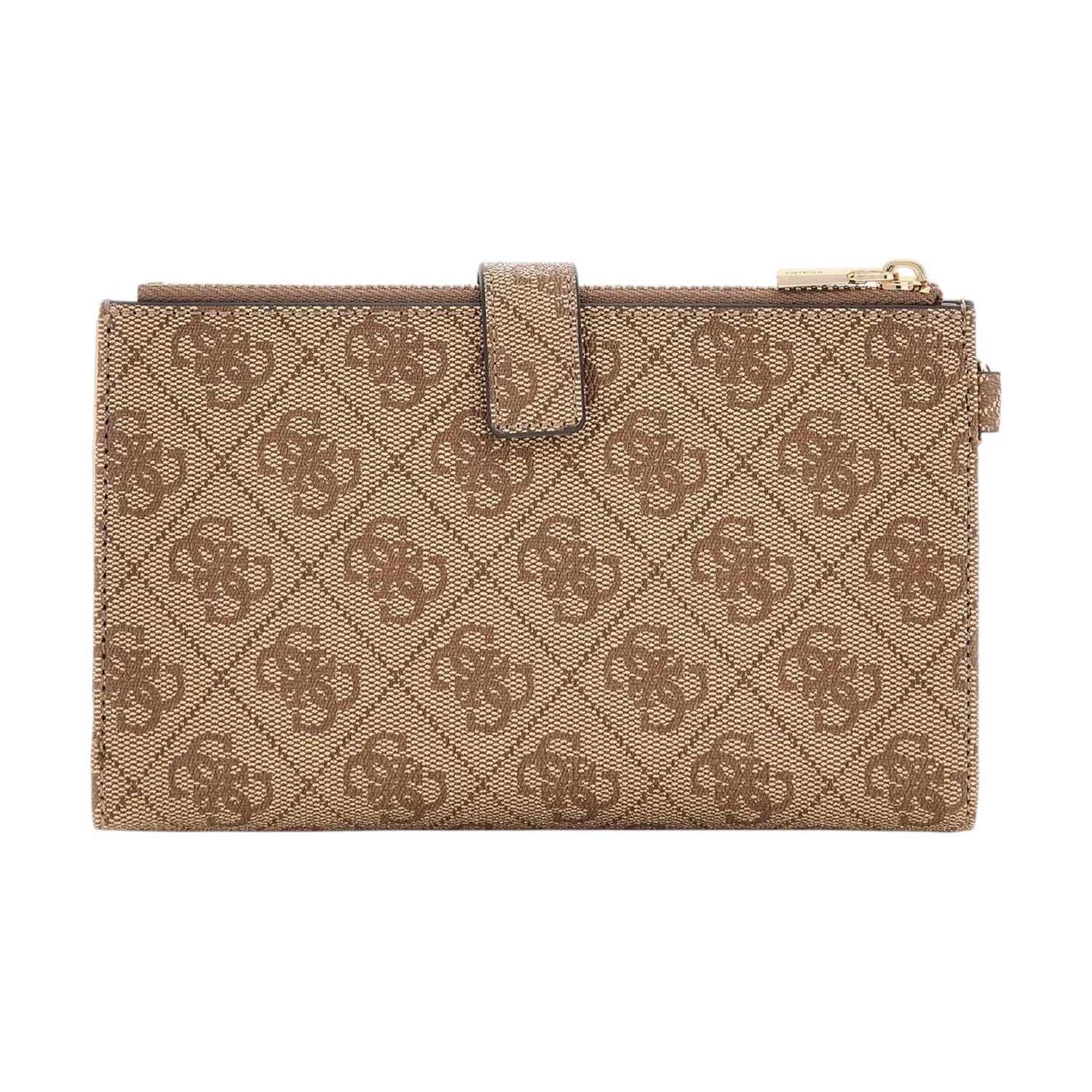 Guess Portafoglio Medio Donna in Ecopelle Latte Laurel 4G Logo