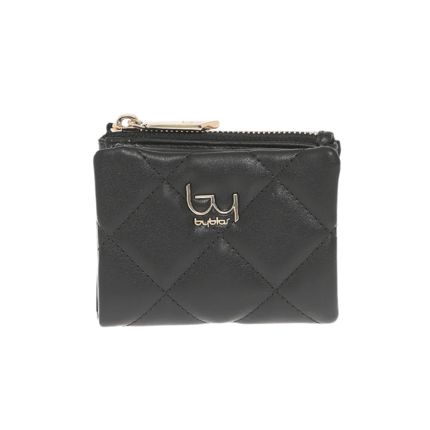 By Byblos Portafoglio Piccolo Donna in Ecopelle Trapuntata Nera