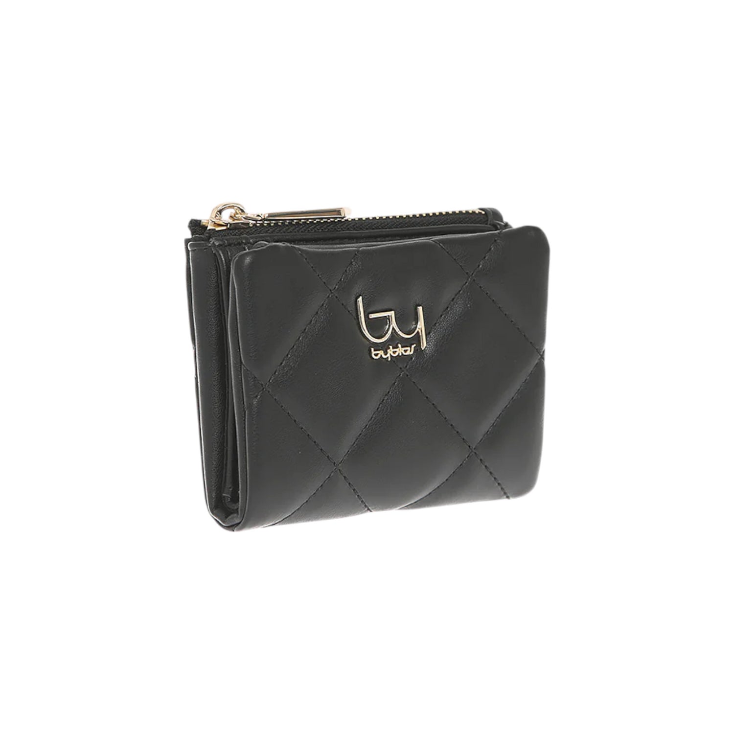 By Byblos Portafoglio Piccolo Donna in Ecopelle Trapuntata Nera