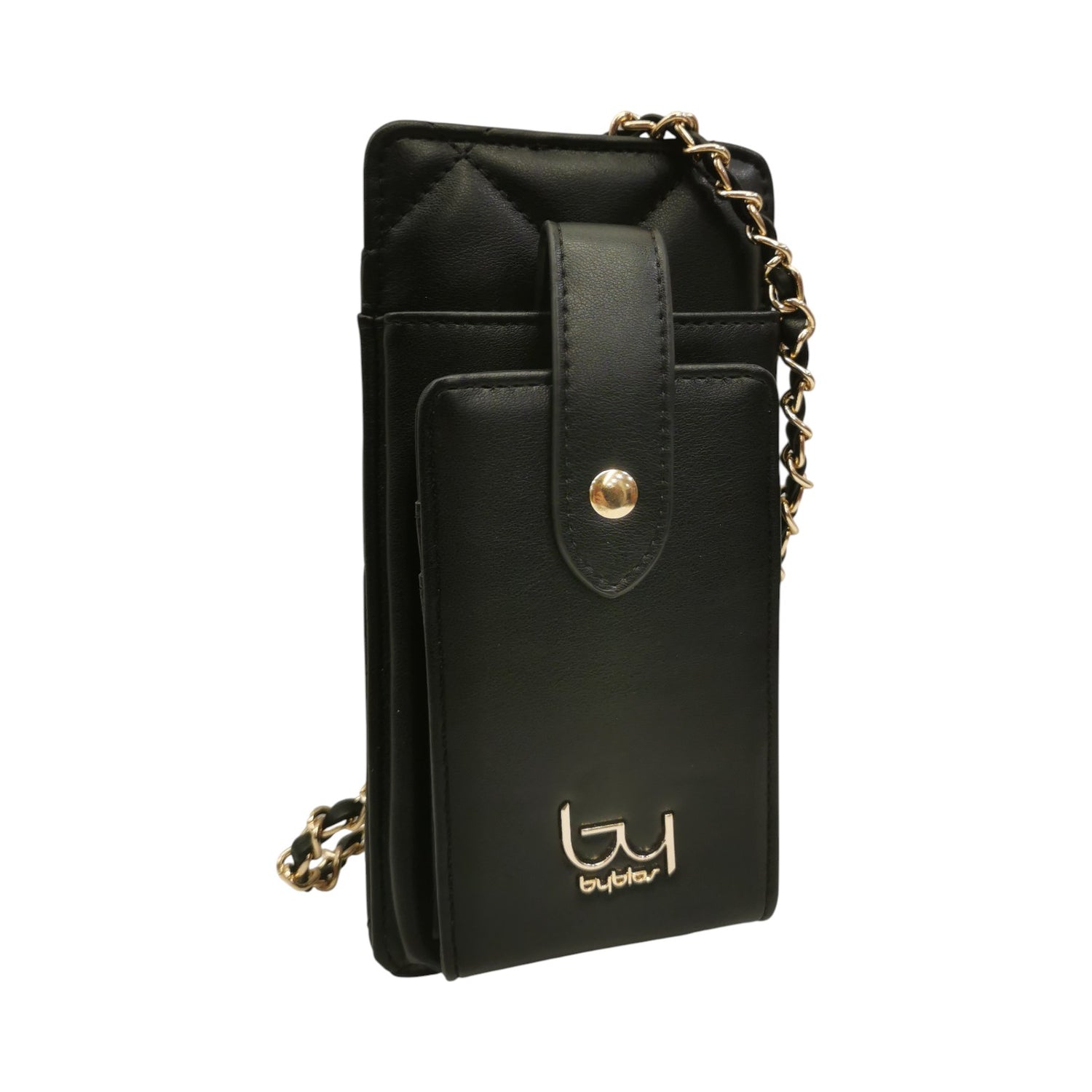 By Byblos Portacellulare Donna Nero con Catenella