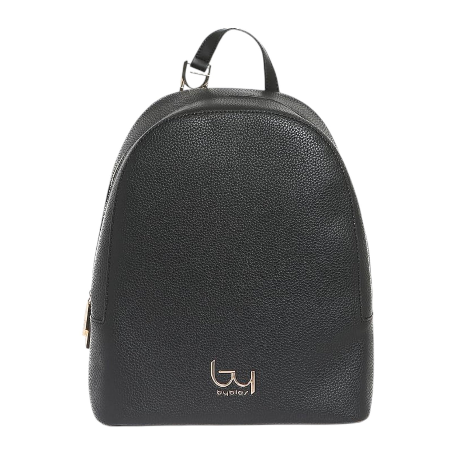 By Byblos Zaino Donna in Ecopelle Nera con Dettaglio Dorato sul Manico