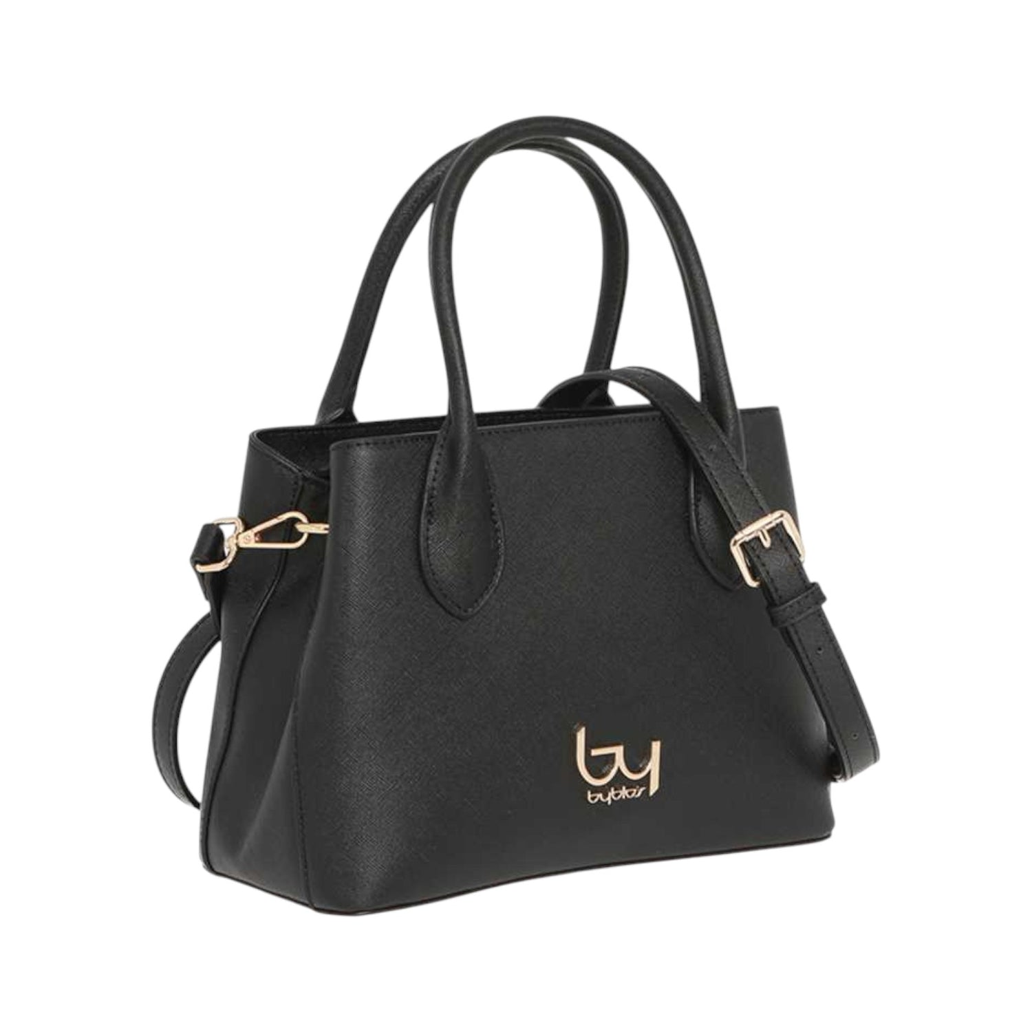 By Byblos Borsa a Mano Donna in Saffiano Nera con Tracolla