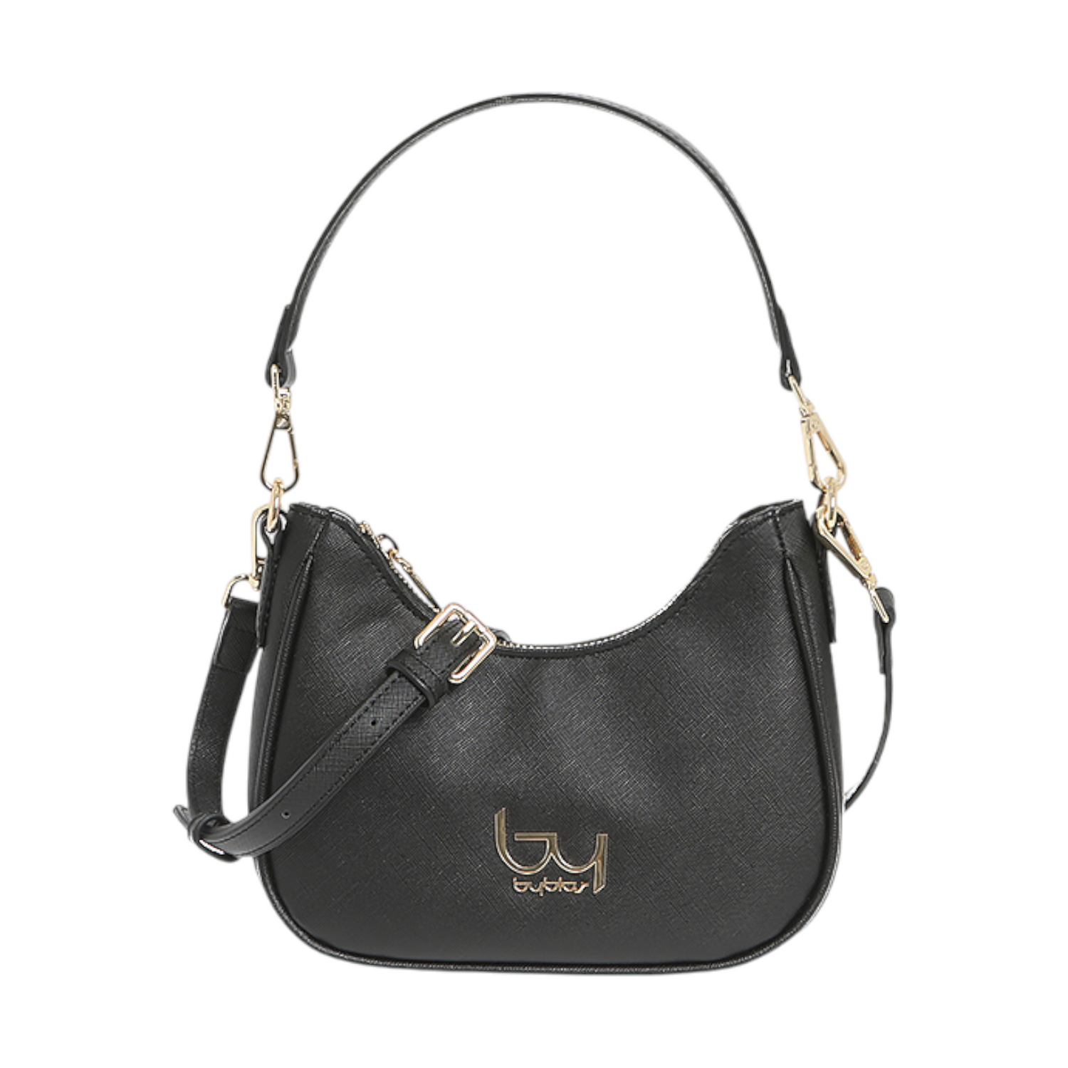 By Byblos Mezzaluna Piccola Donna in Saffiano con Tracolla