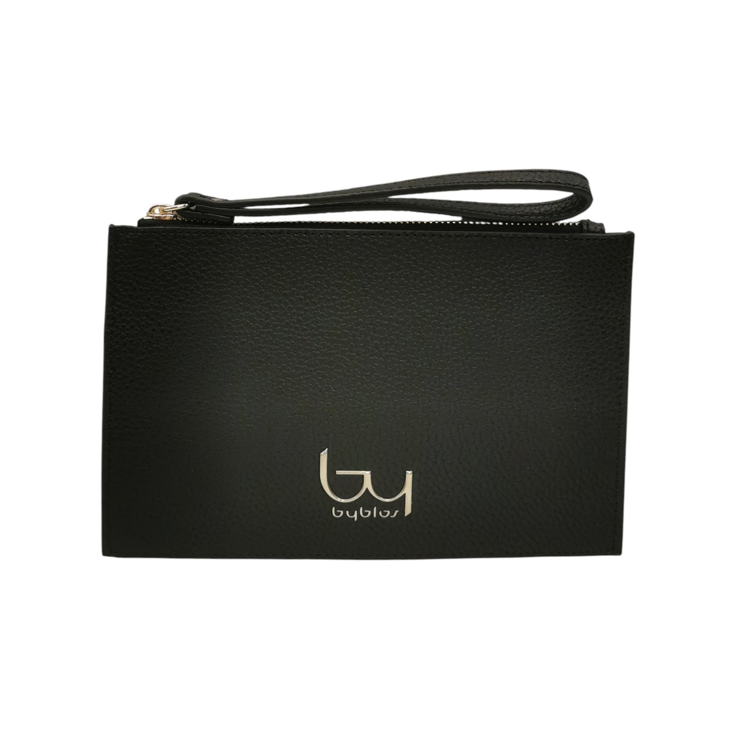 By Byblos Pochette Piatta Donna in Ecopelle Nera con Polsino