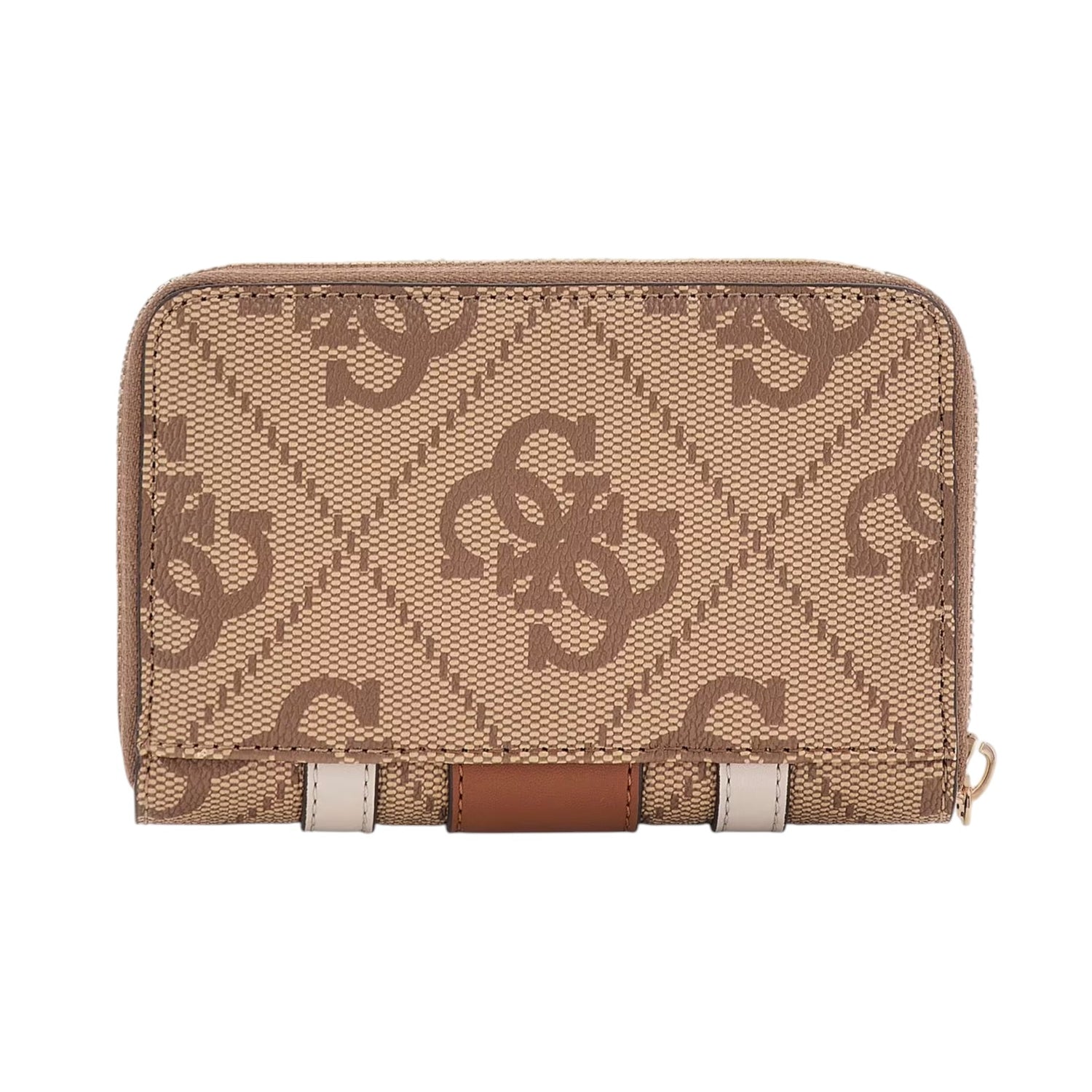 Guess Portafoglio Medio Donna Latte Erenia 4G logo