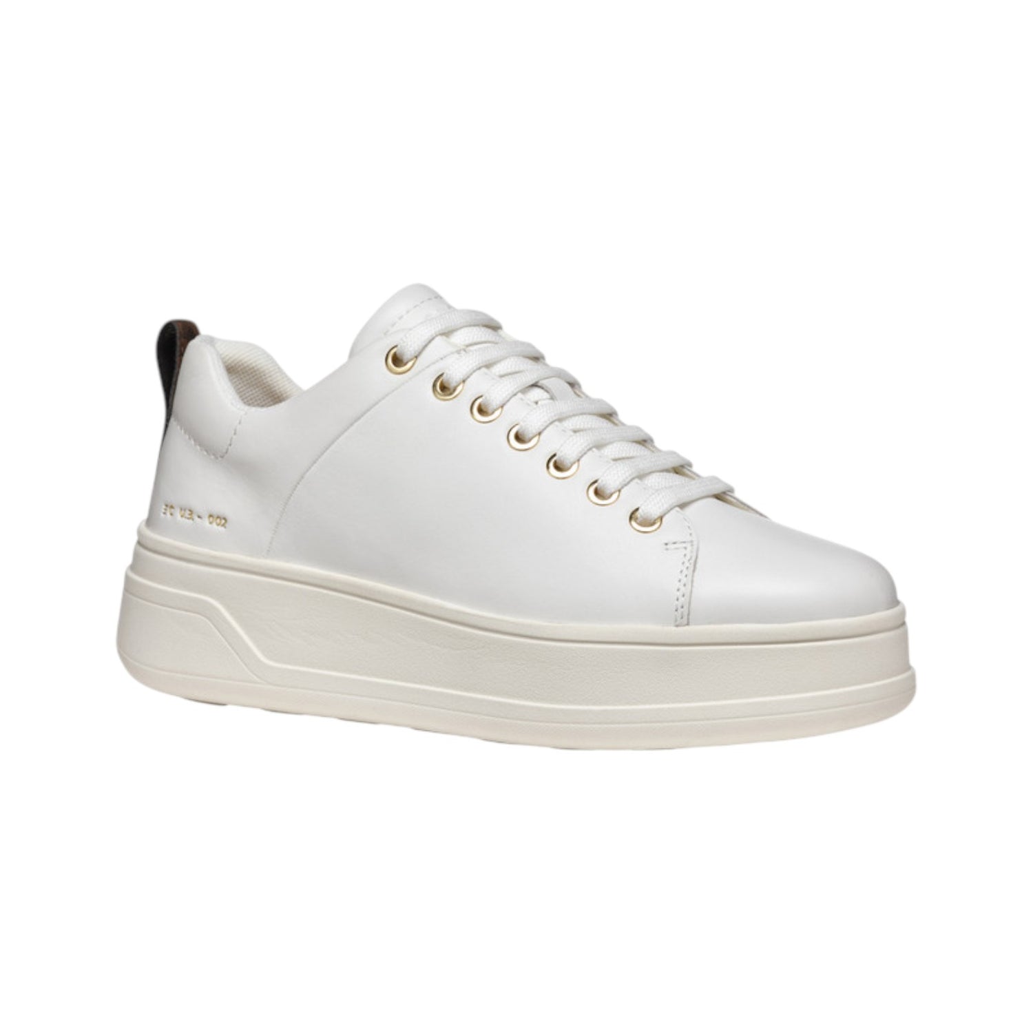 Geox Sneakers Spherica ecub-2 Donna in Pelle Bianca Platform