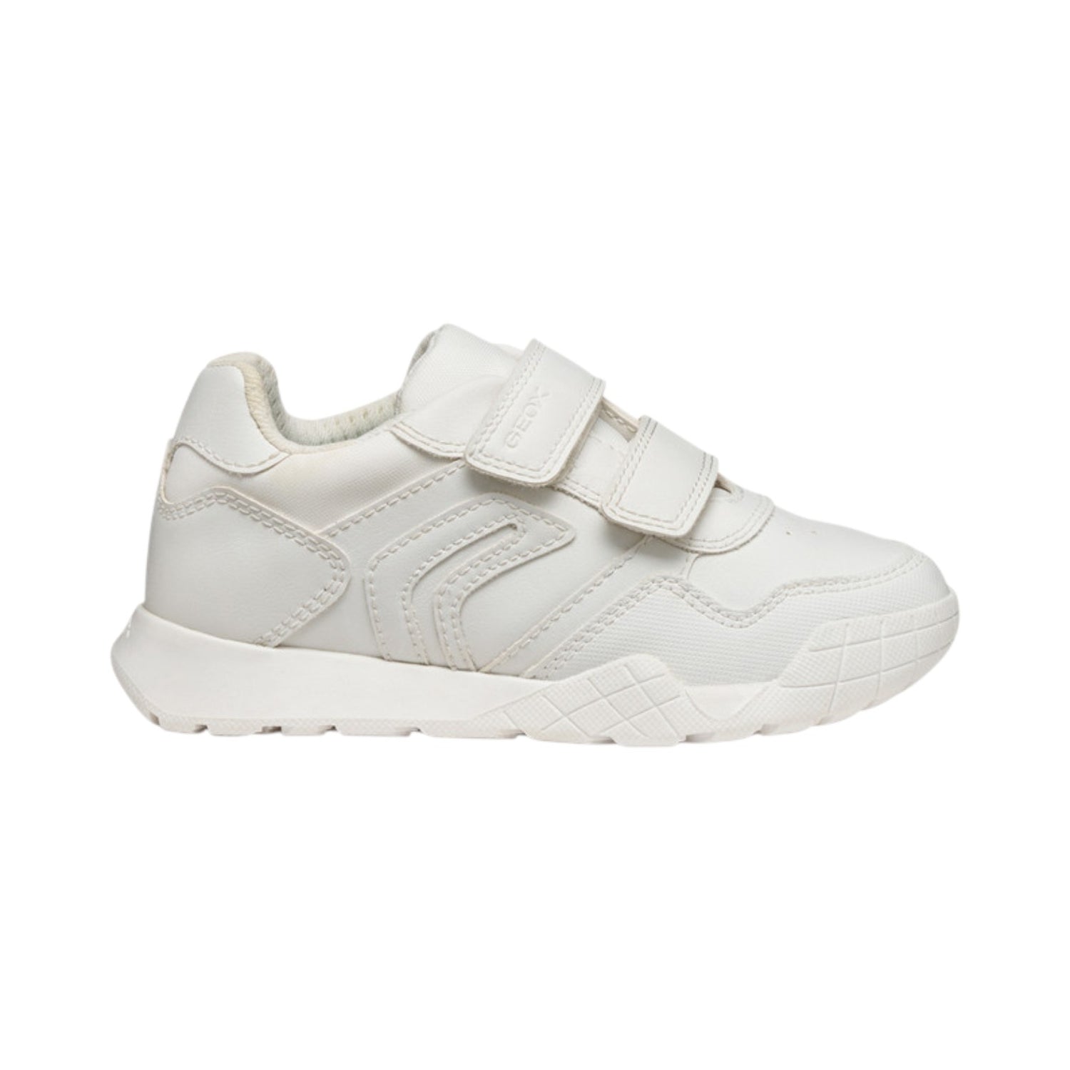 Geox Sneakers Rann-e Bambino Bianca con Doppio Strappo Numero - 25/26/27