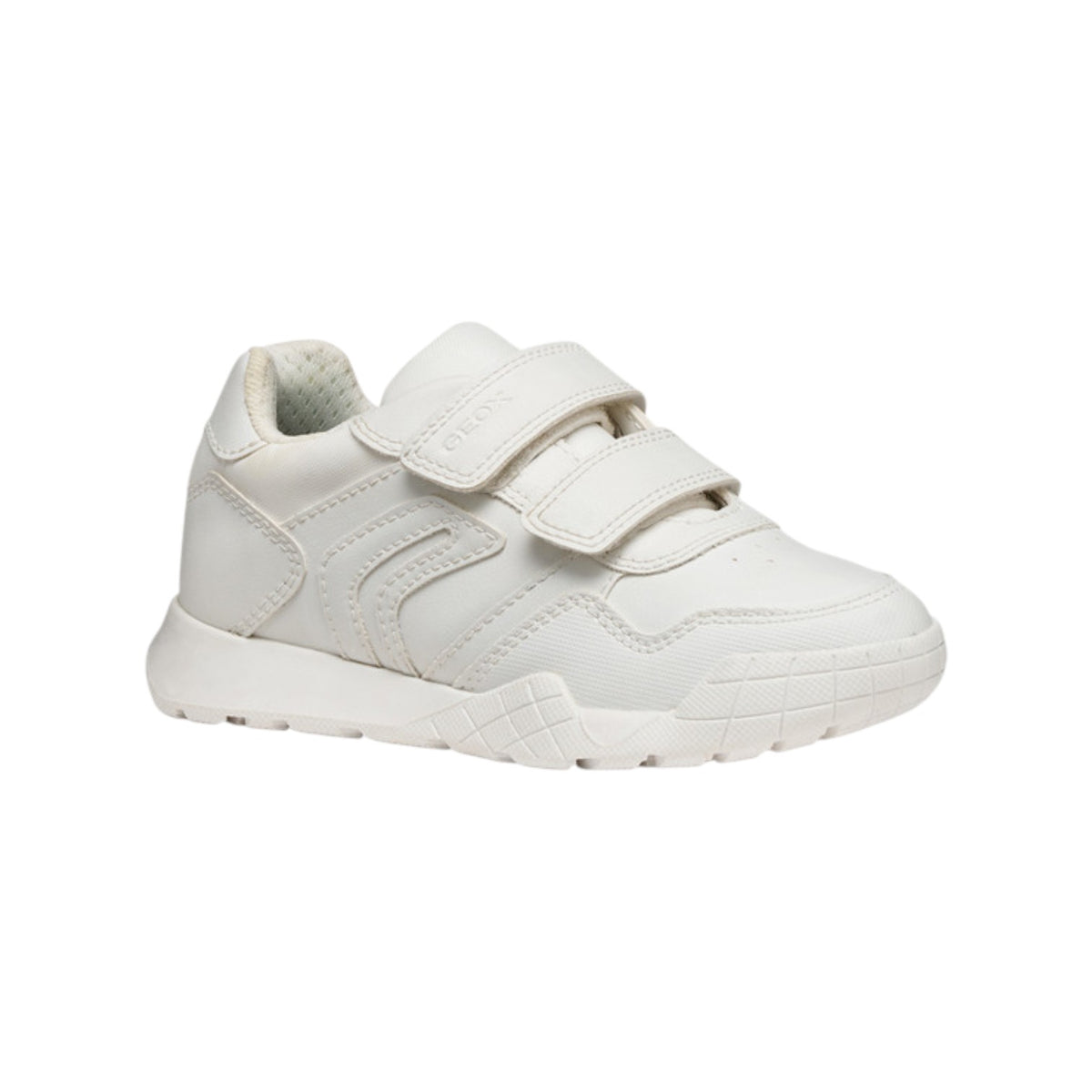 Geox Sneakers Rann-e Bambino Bianca con Doppio Strappo Numero - 25/26/27